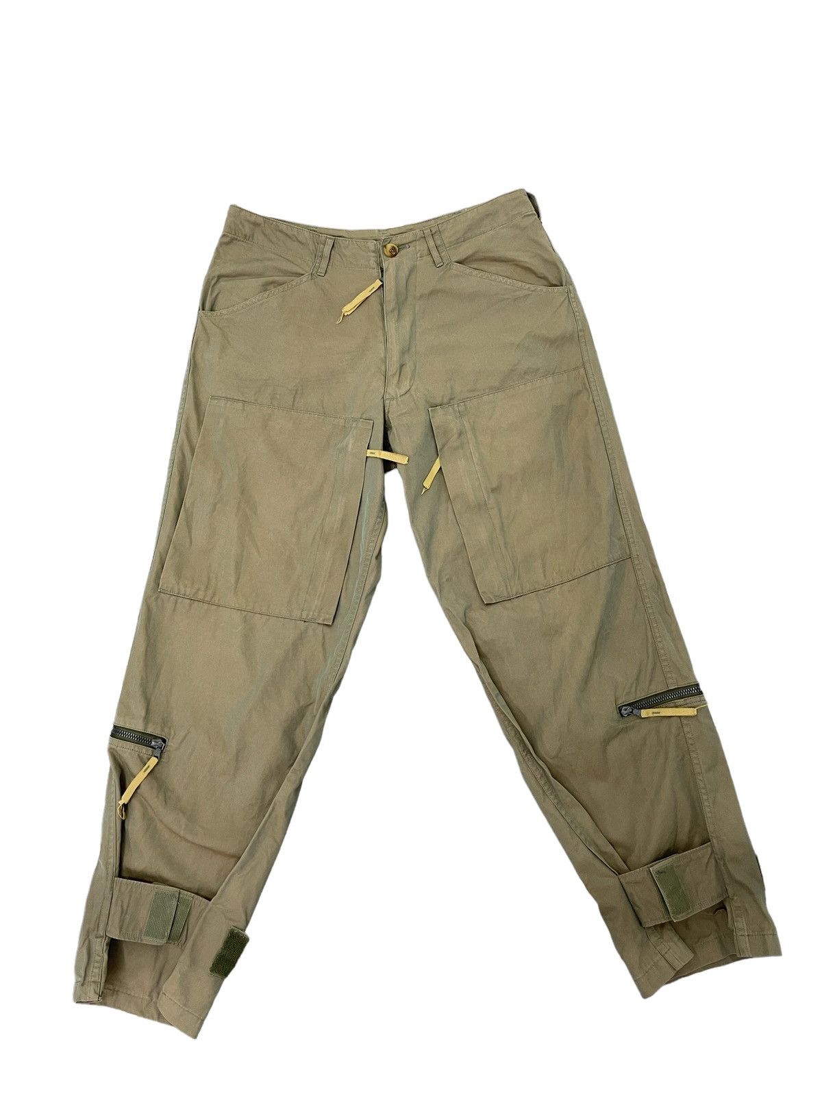 Japanese Brand Multipockets Tactical Rip Van Winkle Baggy Wide Pant 2🟦8 Size US 32 / EU 48 - 2 Thumbnail