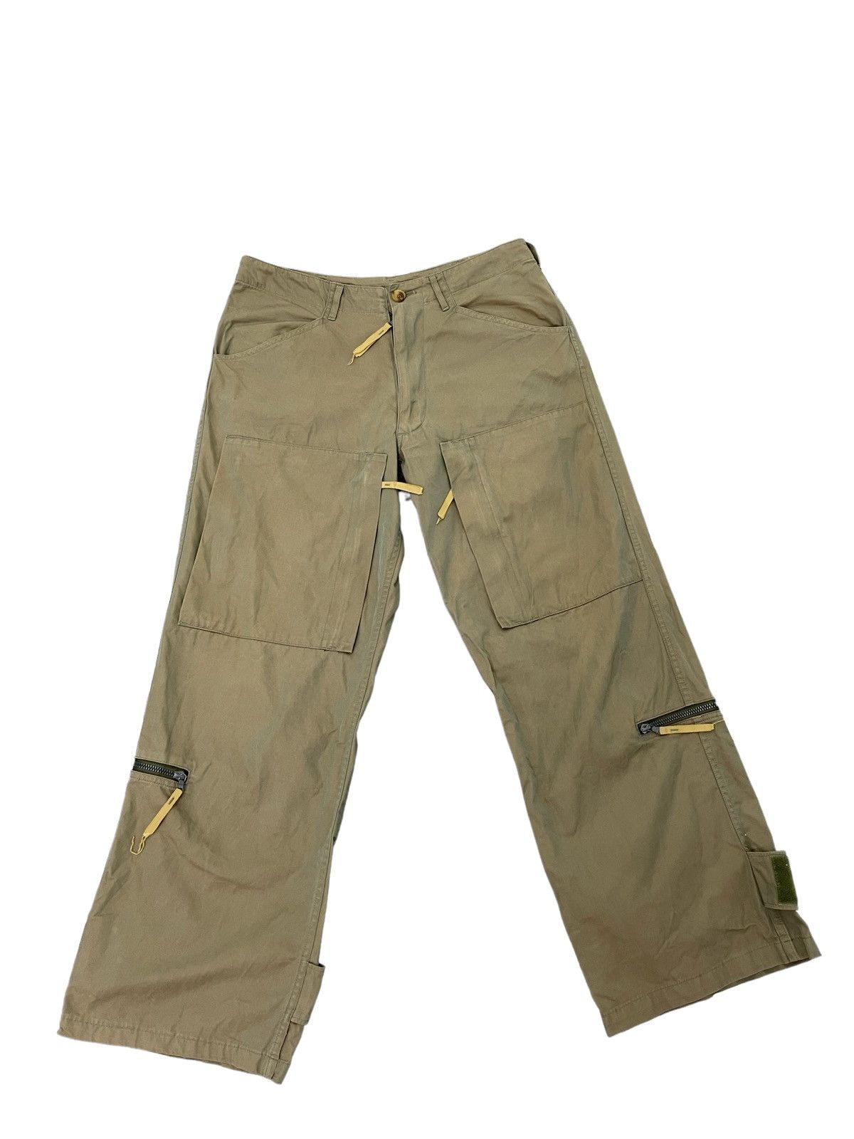 Japanese Brand Multipockets Tactical Rip Van Winkle Baggy Wide Pant 2🟦8 Size US 32 / EU 48 - 6 Thumbnail