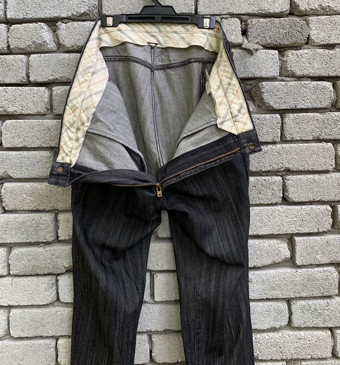 Japanese Brand Phil Smart Side Zipper Pocket Denim Pants Size US 35 - 14 Thumbnail