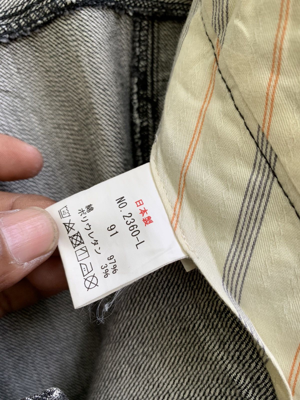Japanese Brand Phil Smart Side Zipper Pocket Denim Pants Size US 35 - 17 Thumbnail