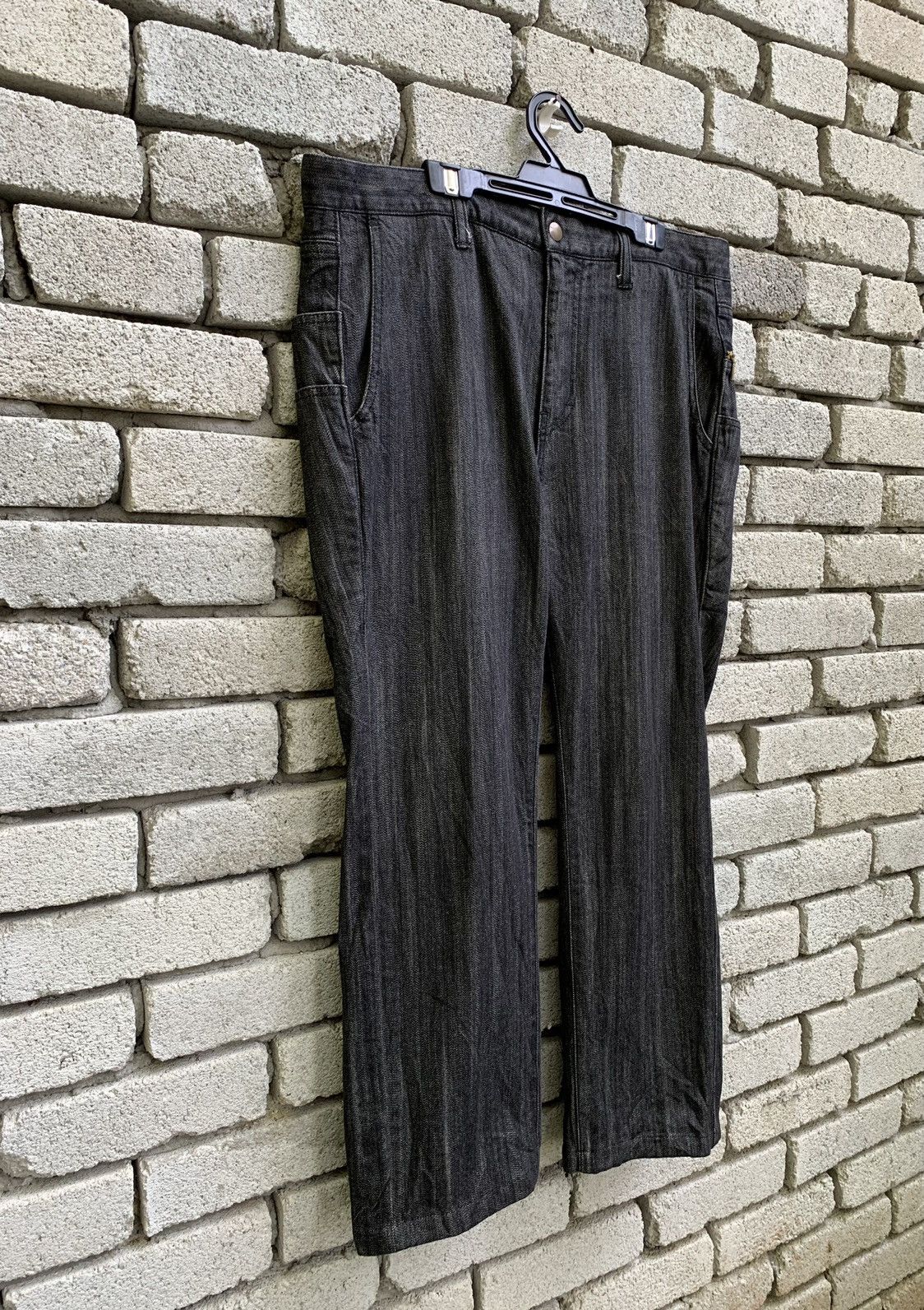 Japanese Brand Phil Smart Side Zipper Pocket Denim Pants Size US 35 - 4 Thumbnail
