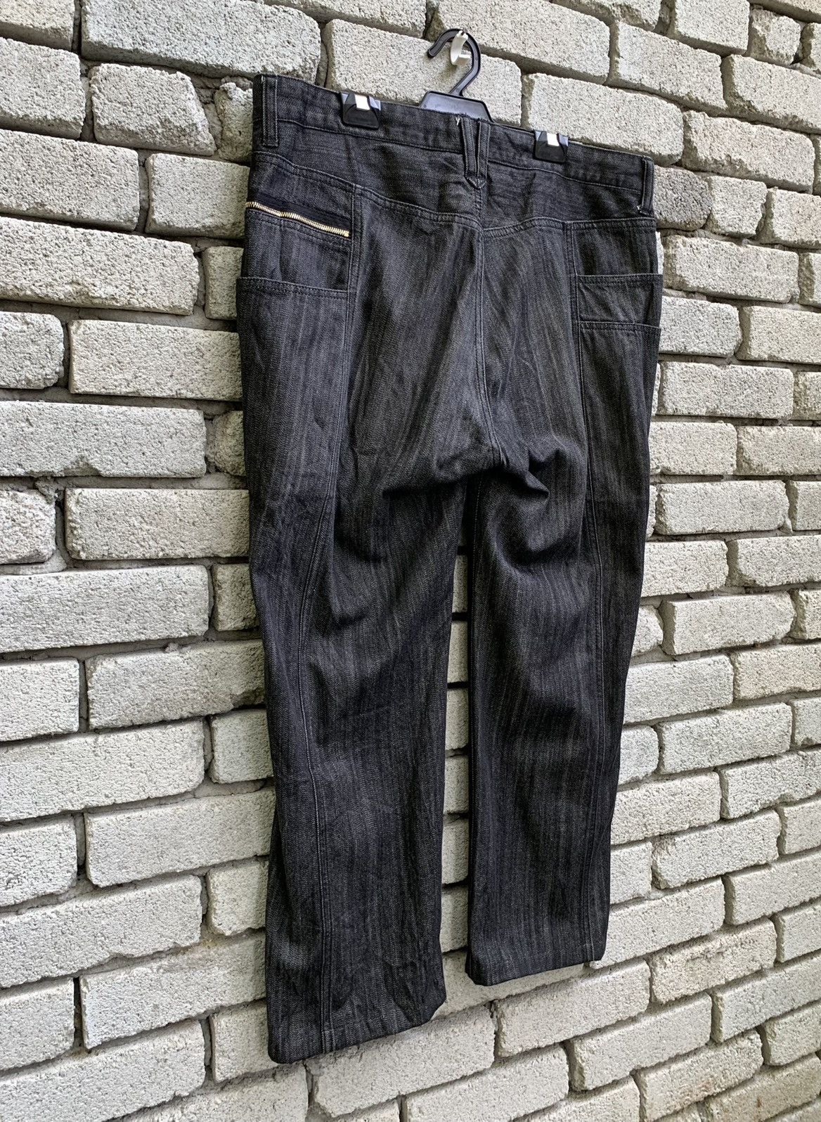 Japanese Brand Phil Smart Side Zipper Pocket Denim Pants Size US 35 - 6 Thumbnail