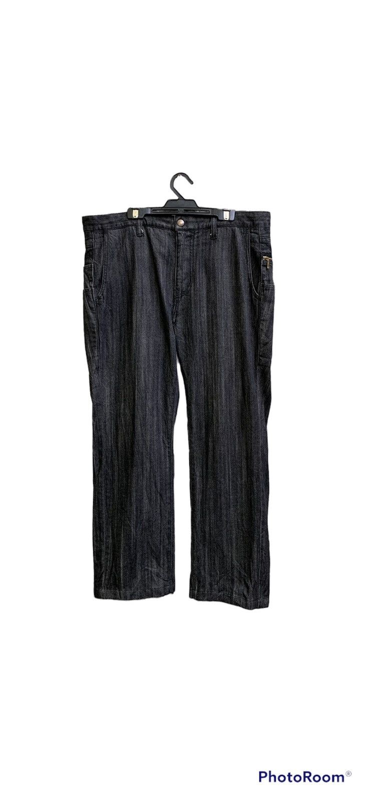 Japanese Brand Phil Smart Side Zipper Pocket Denim Pants Size US 35 - 1 Thumbnail