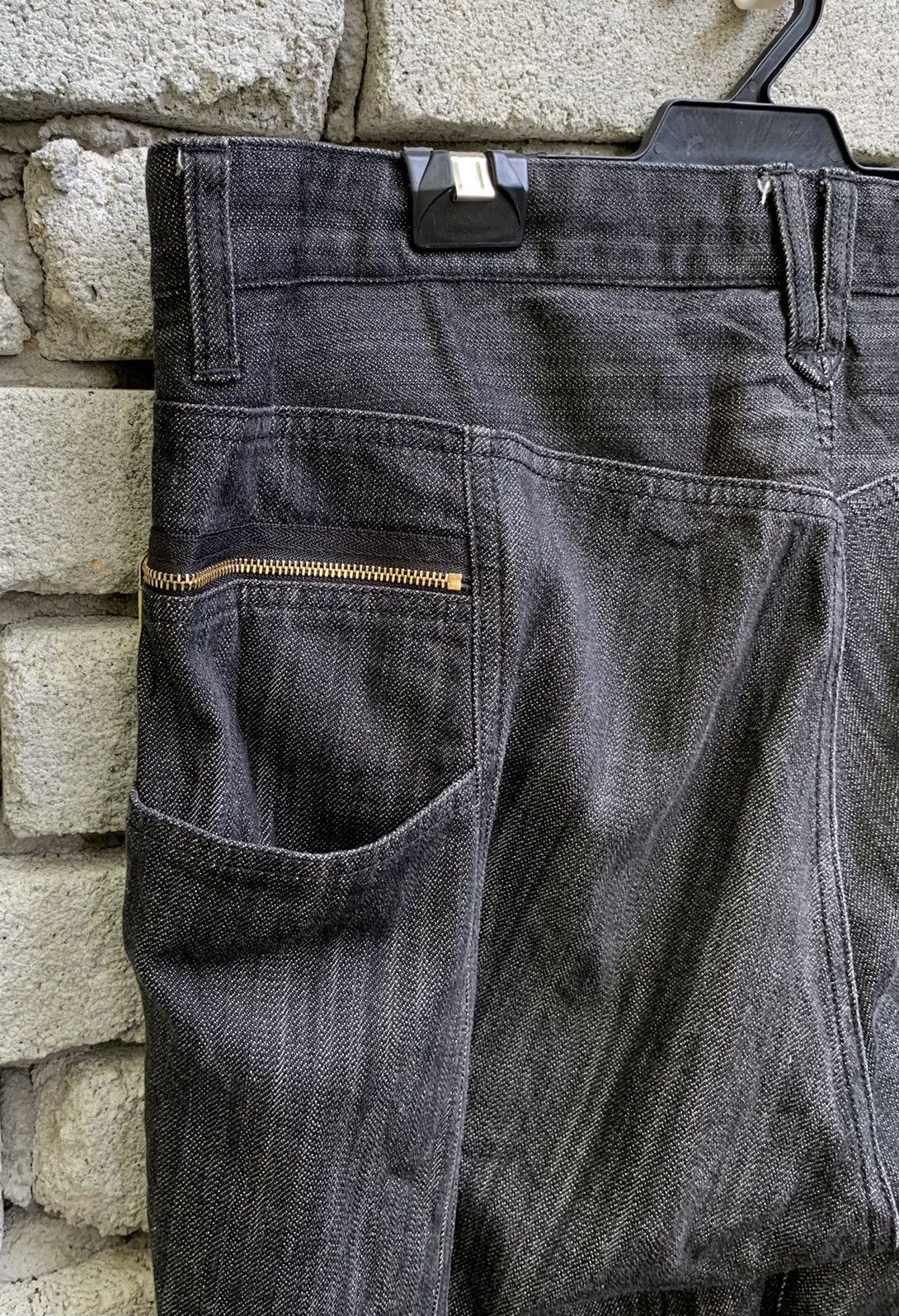 Japanese Brand Phil Smart Side Zipper Pocket Denim Pants Size US 35 - 12 Thumbnail