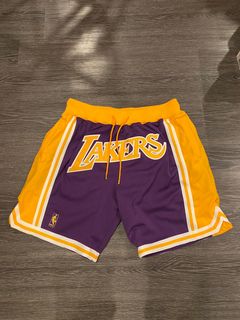 Vintage Los Angeles Lakers Just Don Blue Shorts Size XL