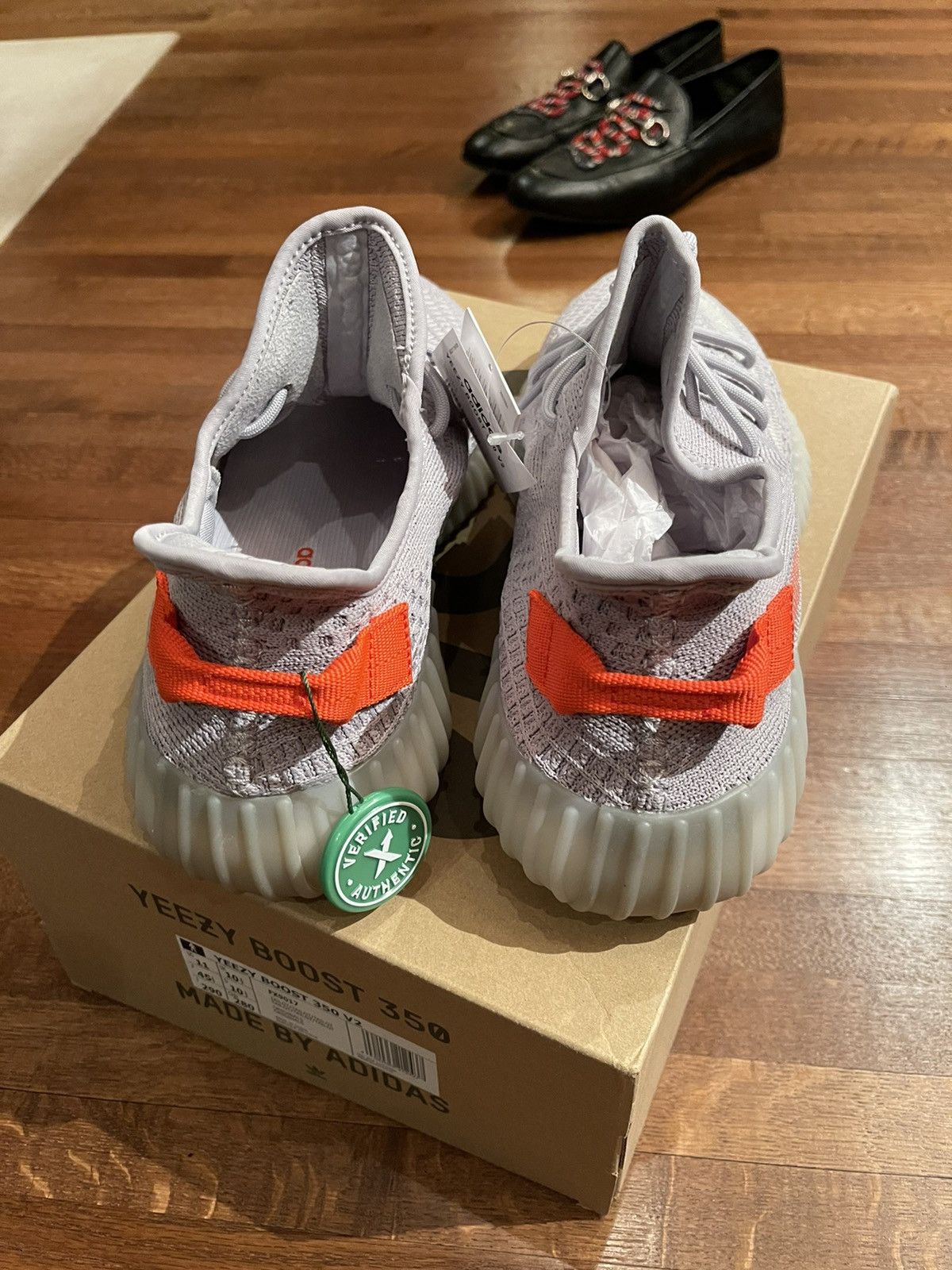 Adidas × Kanye West Adidas Yeezy Boost 350 V2 ‘Tail Light’ Size US 11 / EU 44 - 4 Thumbnail