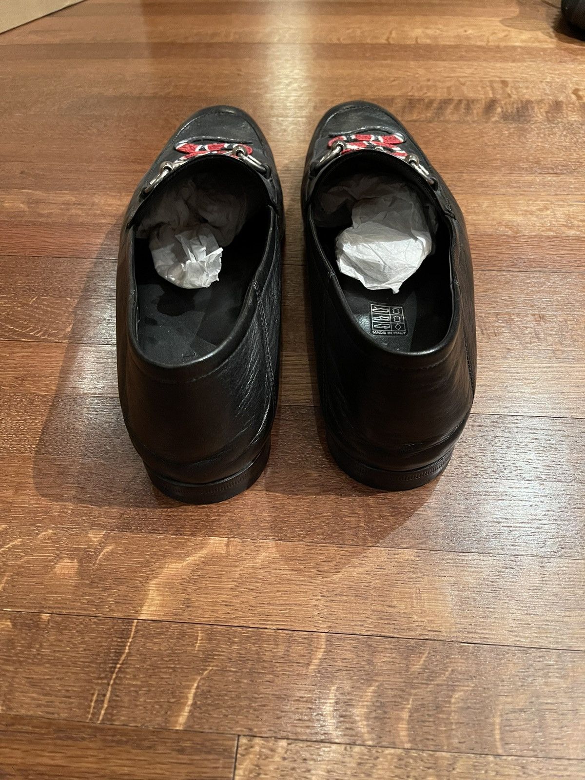 Gucci Gucci ‘Brixton Snake’ Slip-On Dress Shoe Size US 9 / EU 42 - 4 Thumbnail