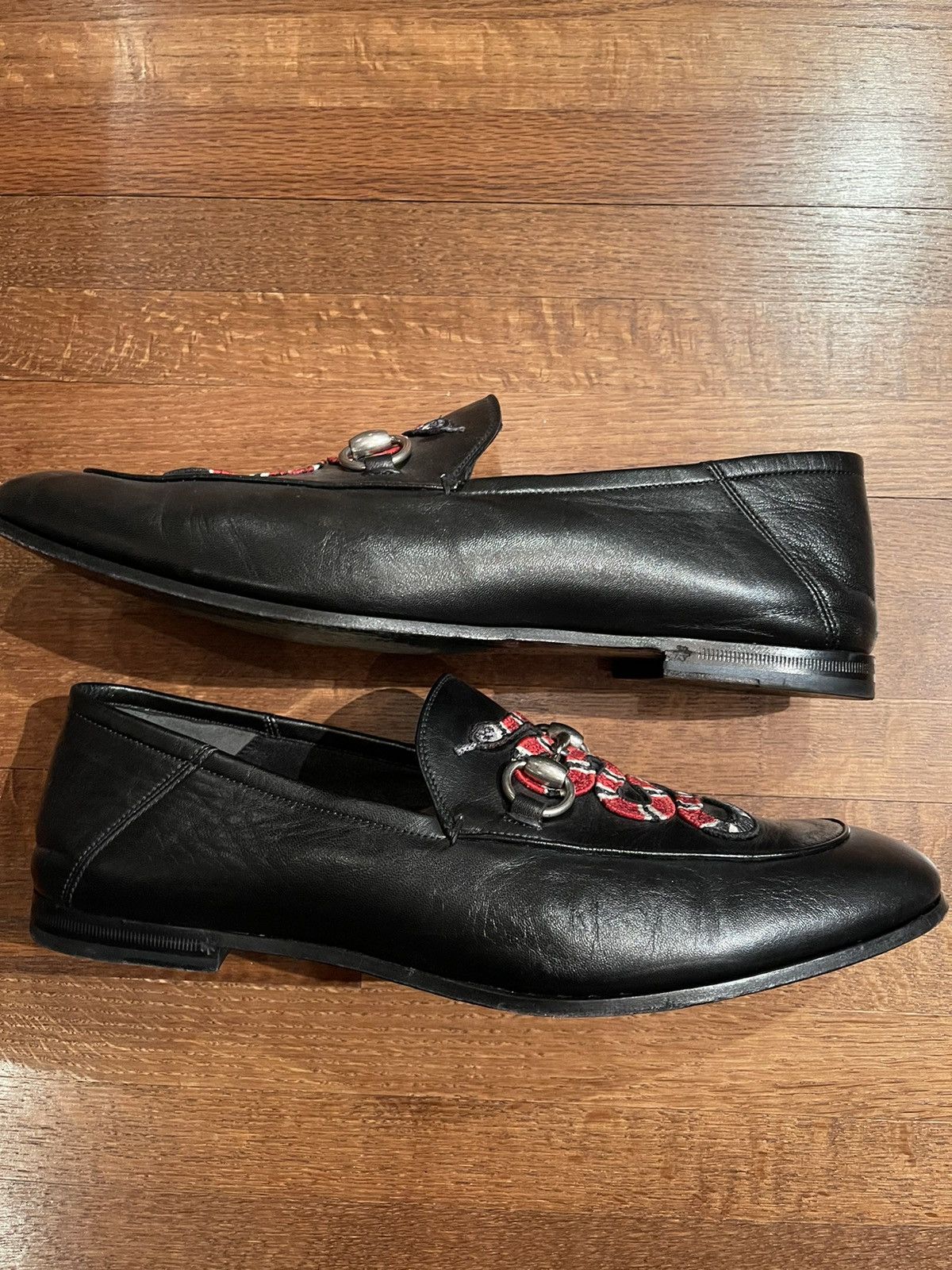 Gucci Gucci ‘Brixton Snake’ Slip-On Dress Shoe Size US 9 / EU 42 - 2 Thumbnail