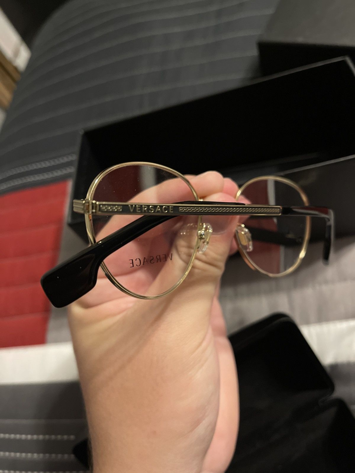 Medusa glasses gold on sale