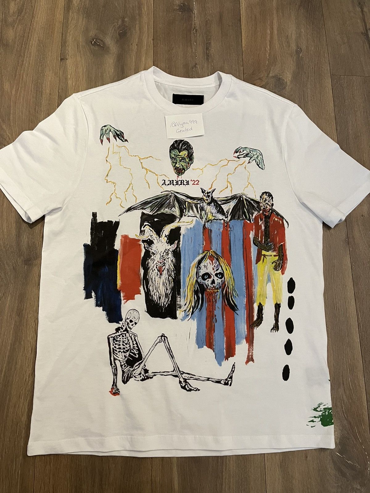 Amiri × Wes Lang Amiri z Wes lang T-Shirt Size US S / EU 44-46 / 1 - 1 Thumbnail