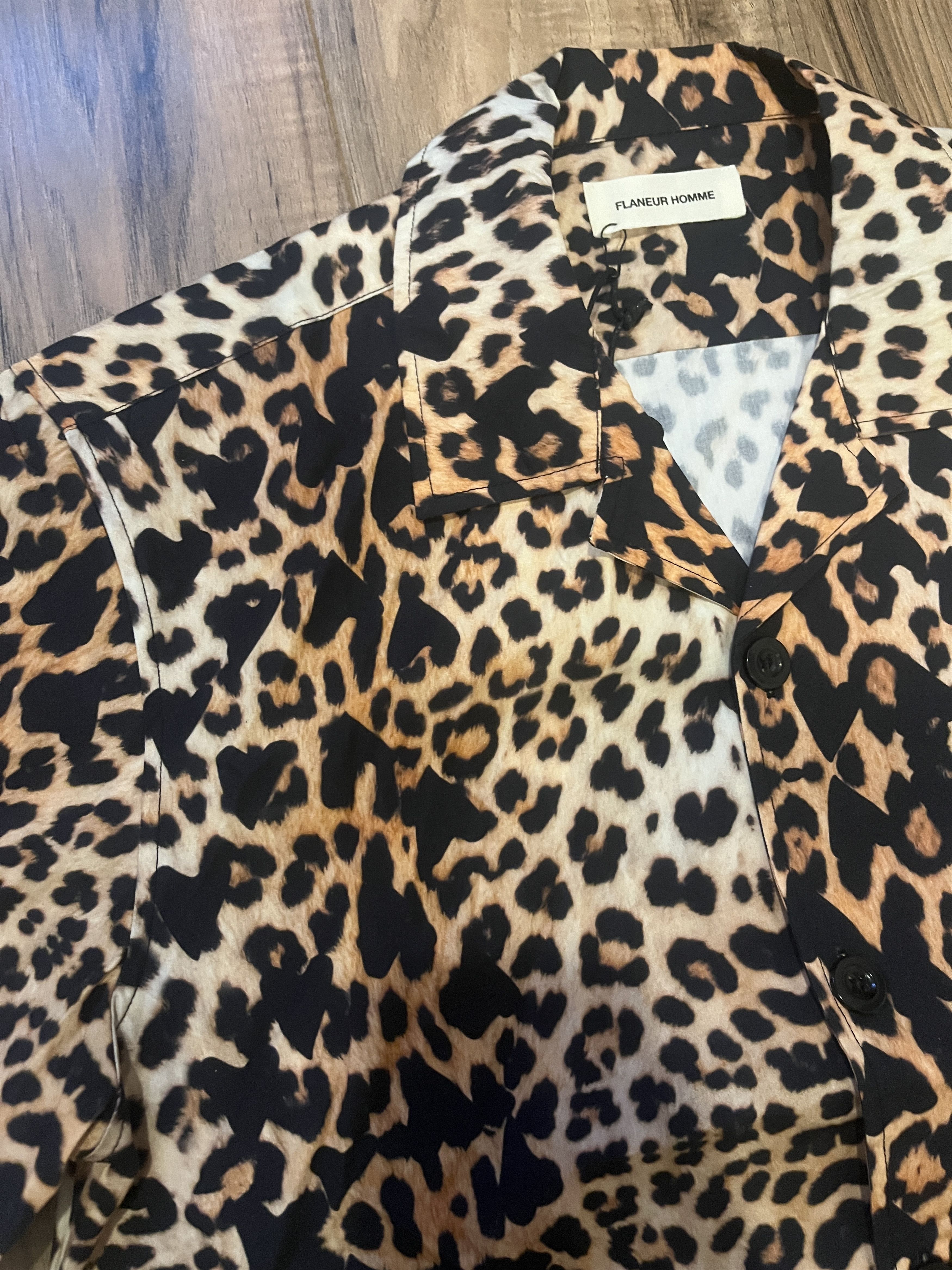 Other FLANEUR HOMME TIGER PRINT BUTTON UP Size US M / EU 48-50 / 2 - 2 Thumbnail