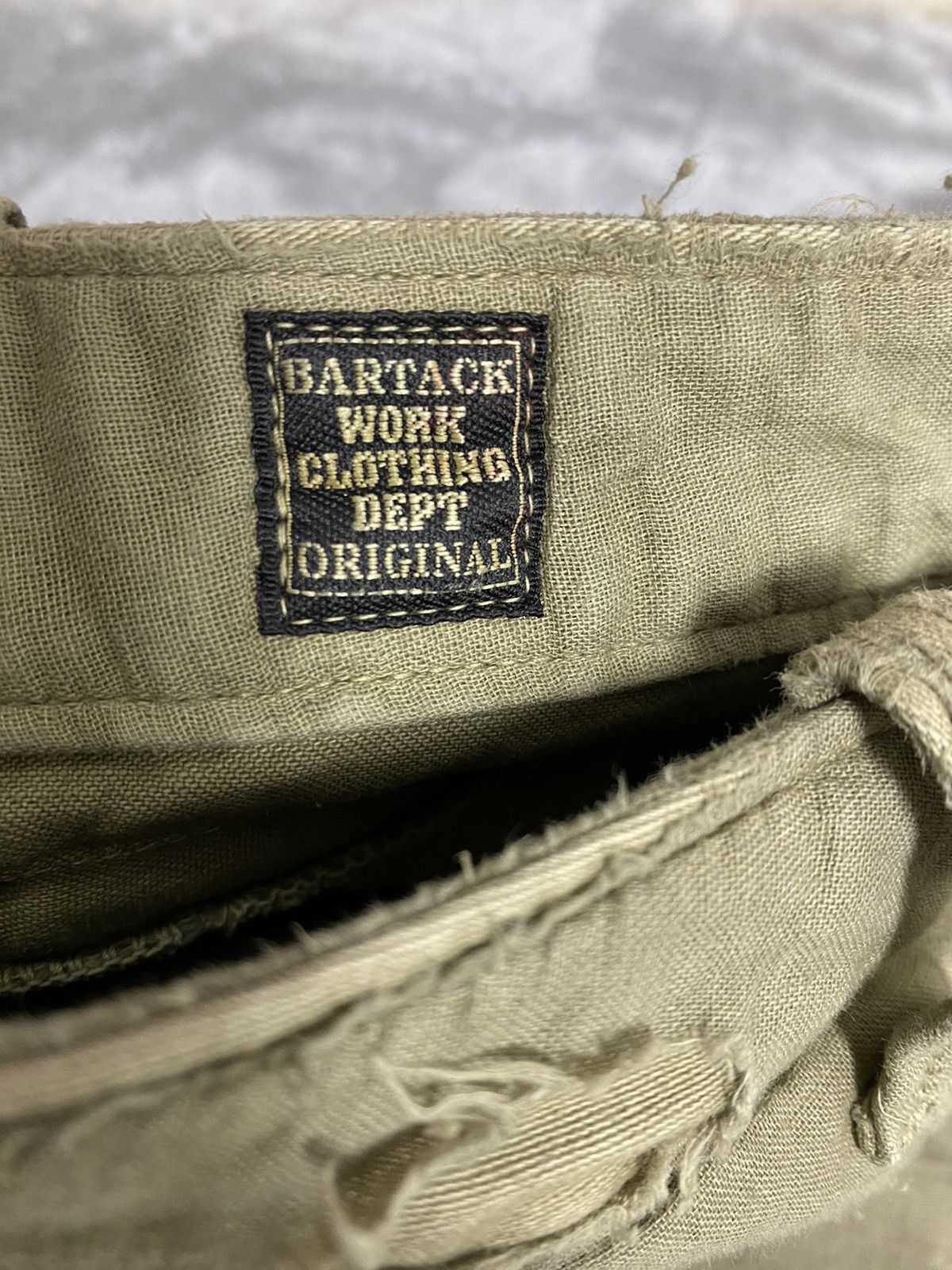20471120 Bartack Distressed Scub Pants. S0202 Size US 33 - 9 Thumbnail