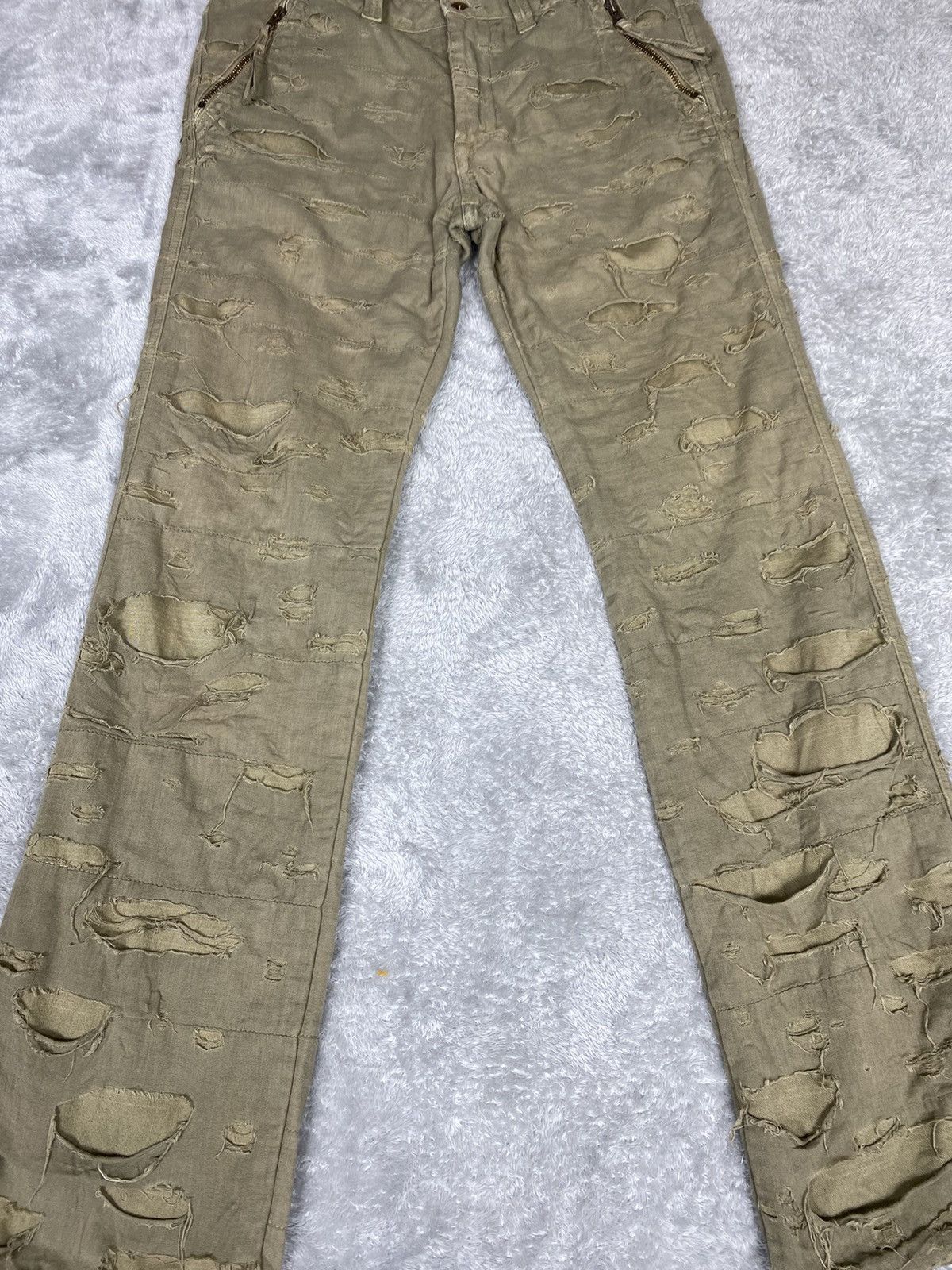 20471120 Bartack Distressed Scub Pants. S0202 Size US 33 - 3 Thumbnail