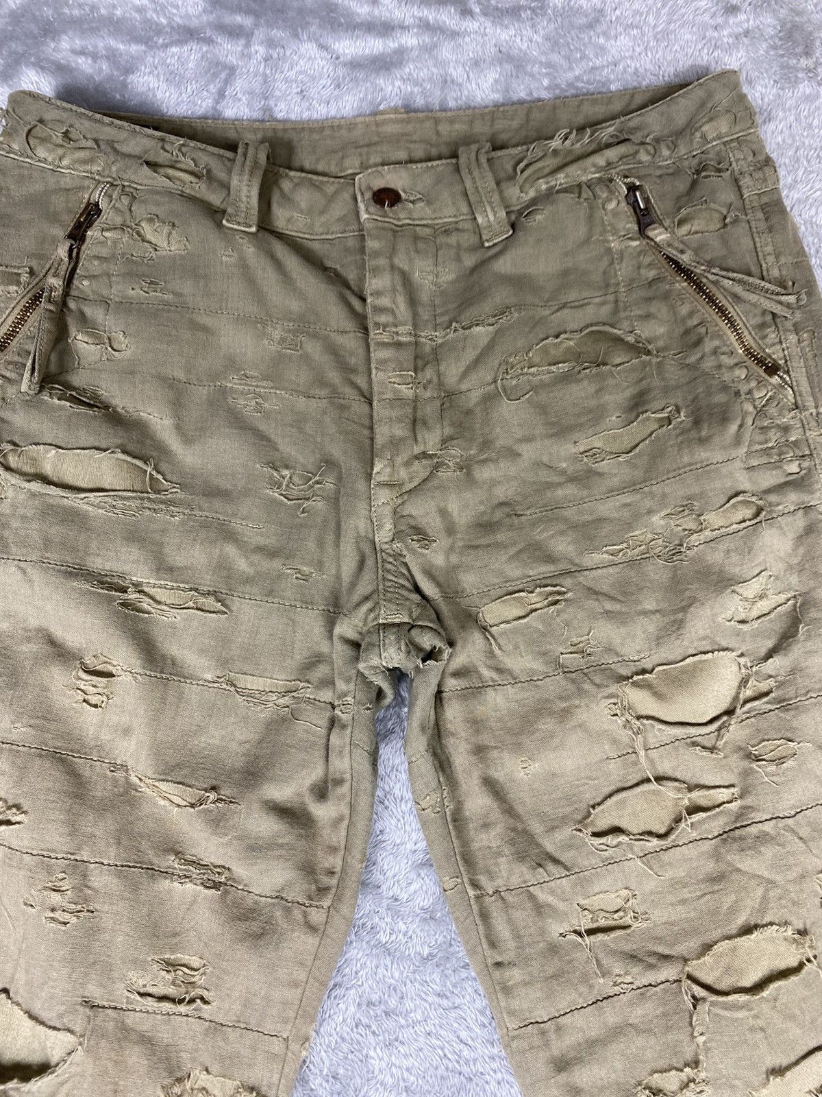 20471120 Bartack Distressed Scub Pants. S0202 Size US 33 - 6 Thumbnail