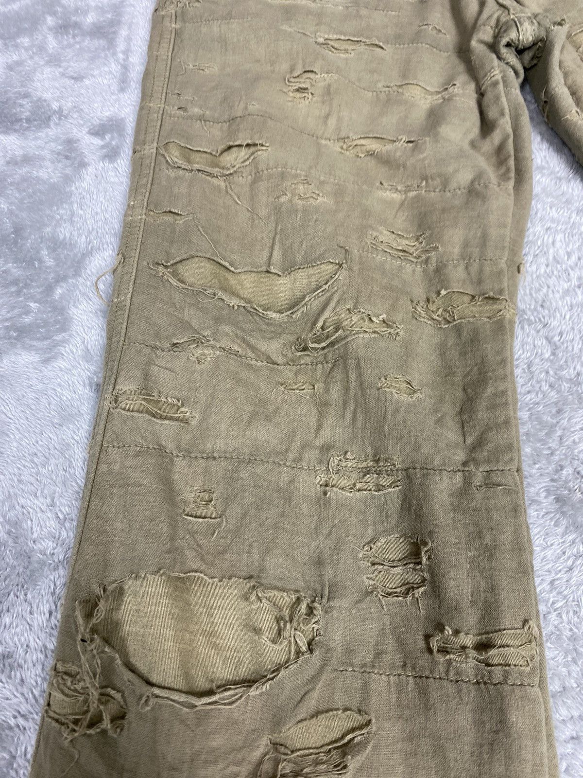 20471120 Bartack Distressed Scub Pants. S0202 Size US 33 - 4 Thumbnail
