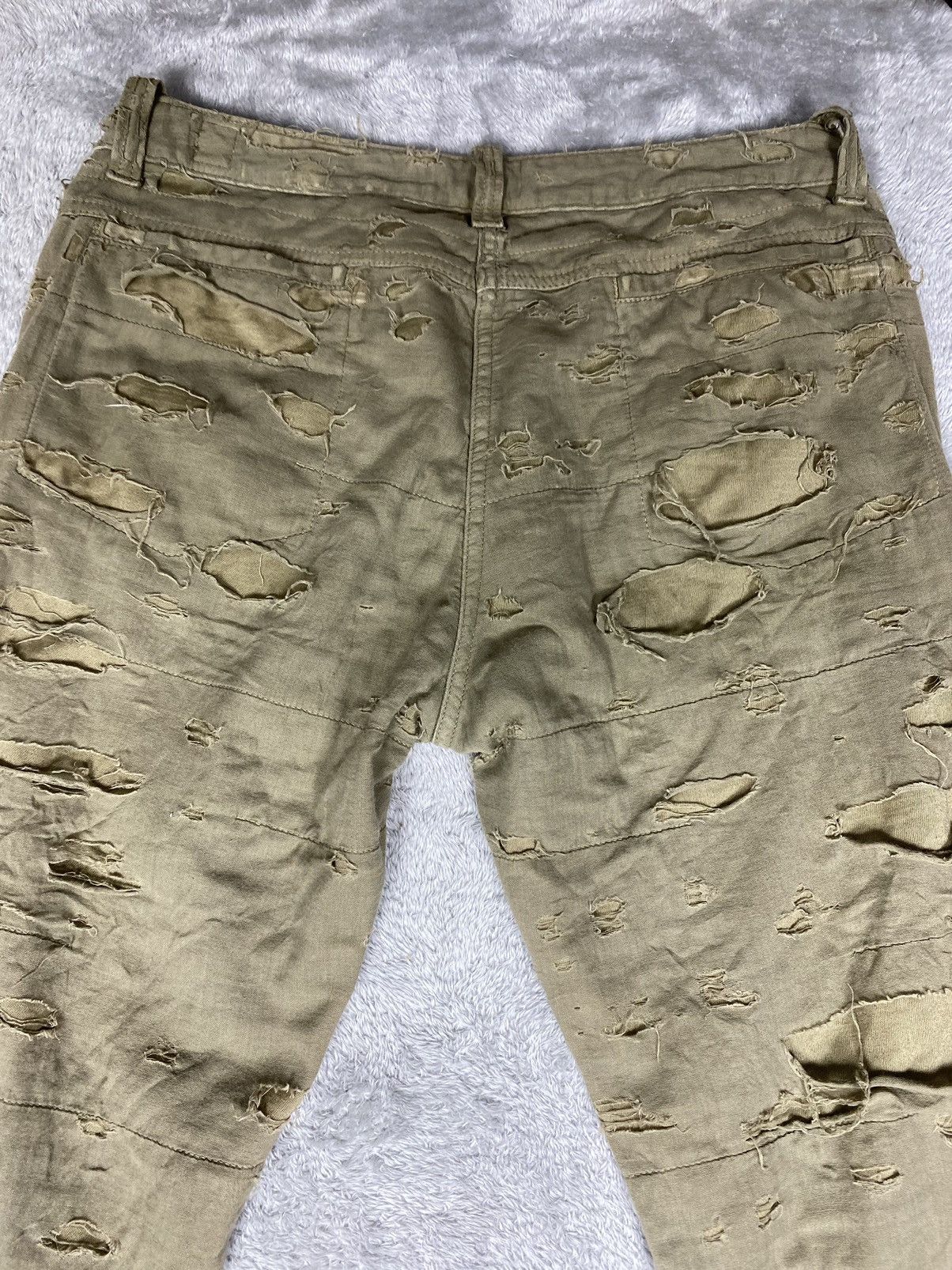20471120 Bartack Distressed Scub Pants. S0202 Size US 33 - 13 Thumbnail