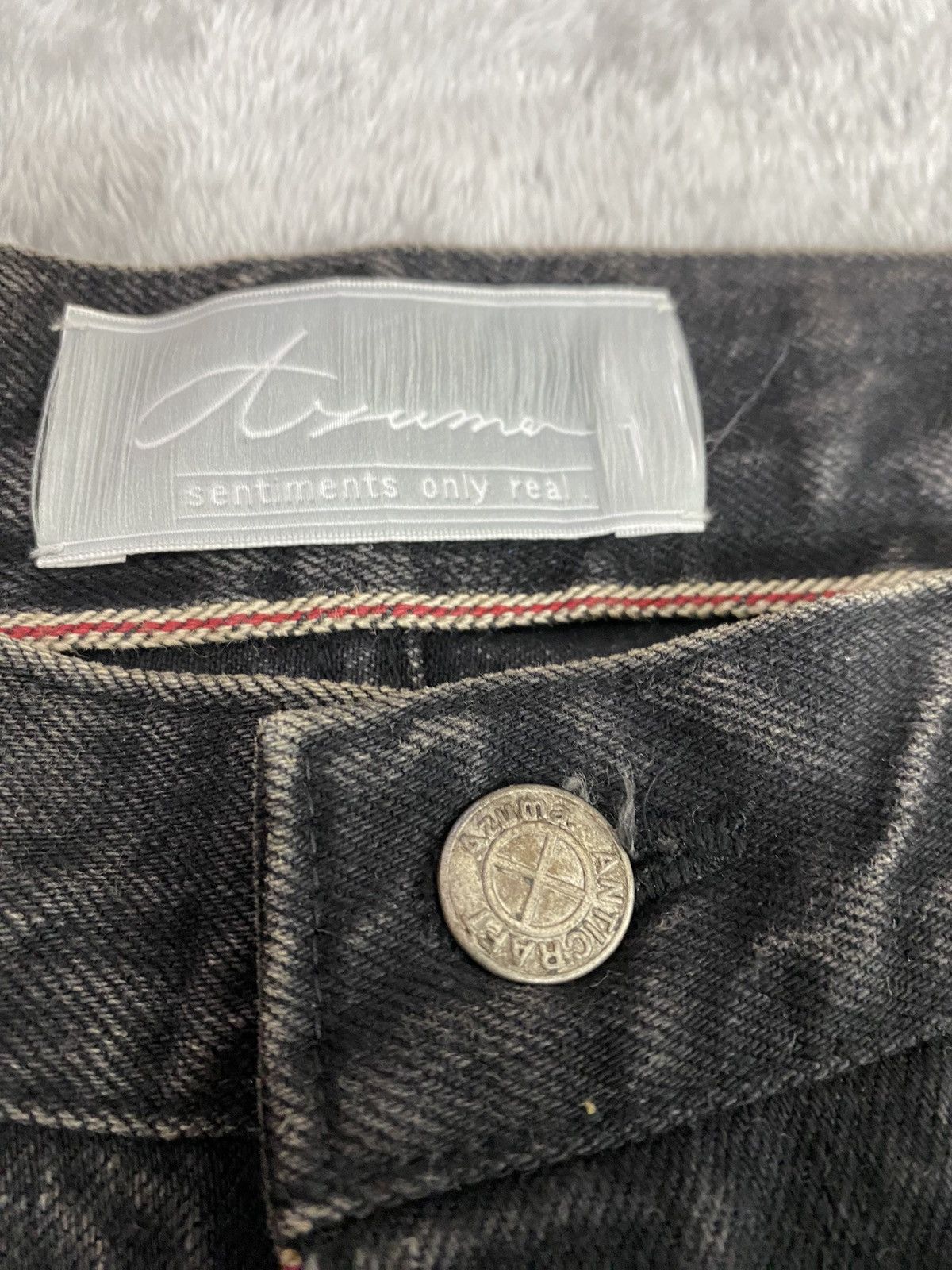 Hysteric Glamour Japanese Brand Azuma Faded Denim Jeans. S0199 Size US 30 / EU 46 - 6 Thumbnail