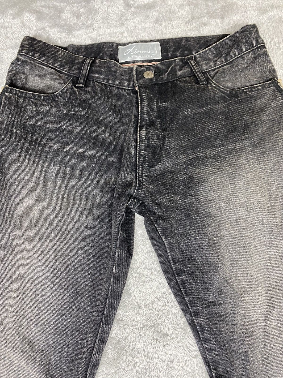 Hysteric Glamour Japanese Brand Azuma Faded Denim Jeans. S0199 Size US 30 / EU 46 - 4 Thumbnail
