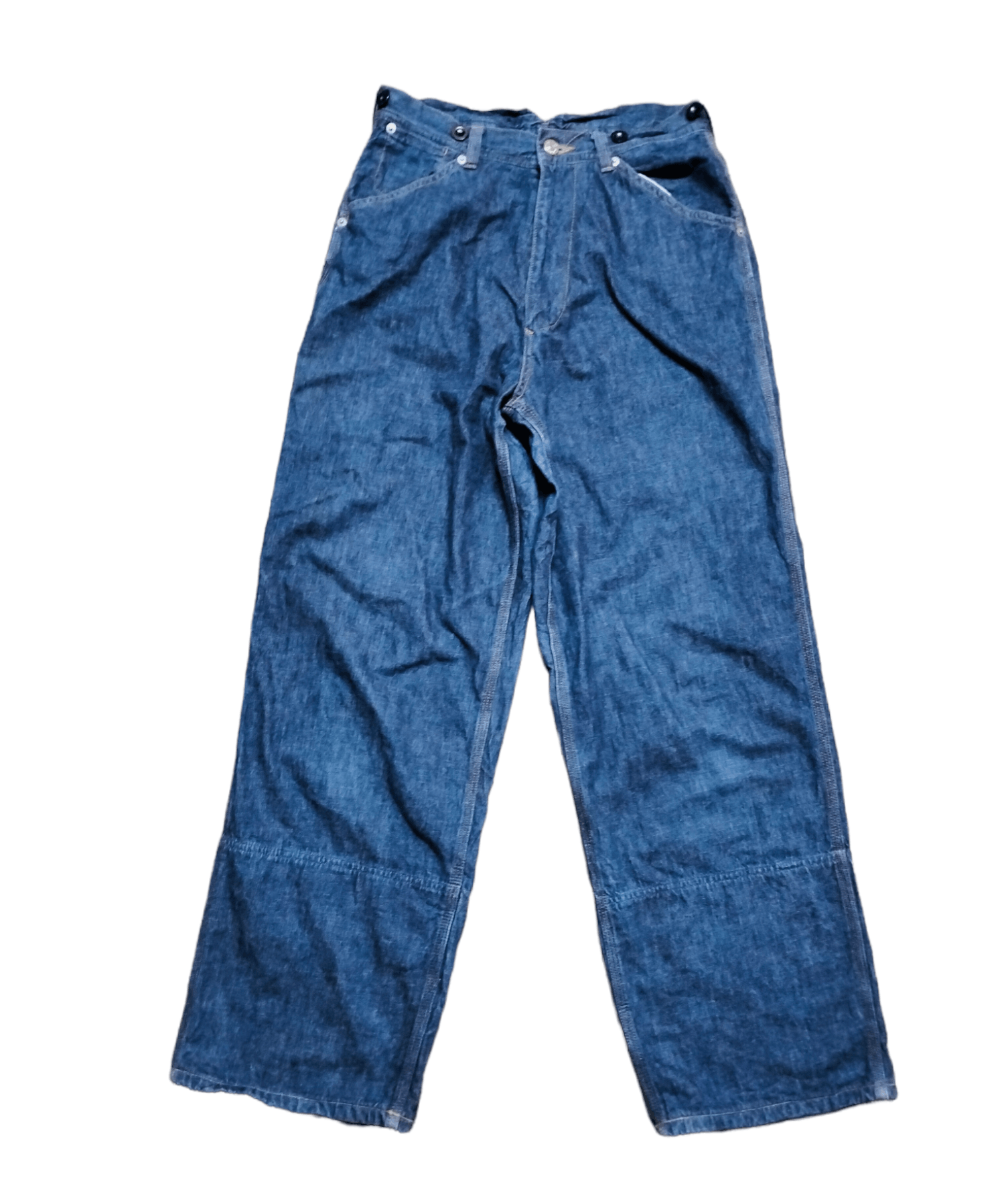 Ralph Lauren Blue Label Ralph Lauren Capenter Denim Buckle Back Pants Size US 29 - 1 Thumbnail