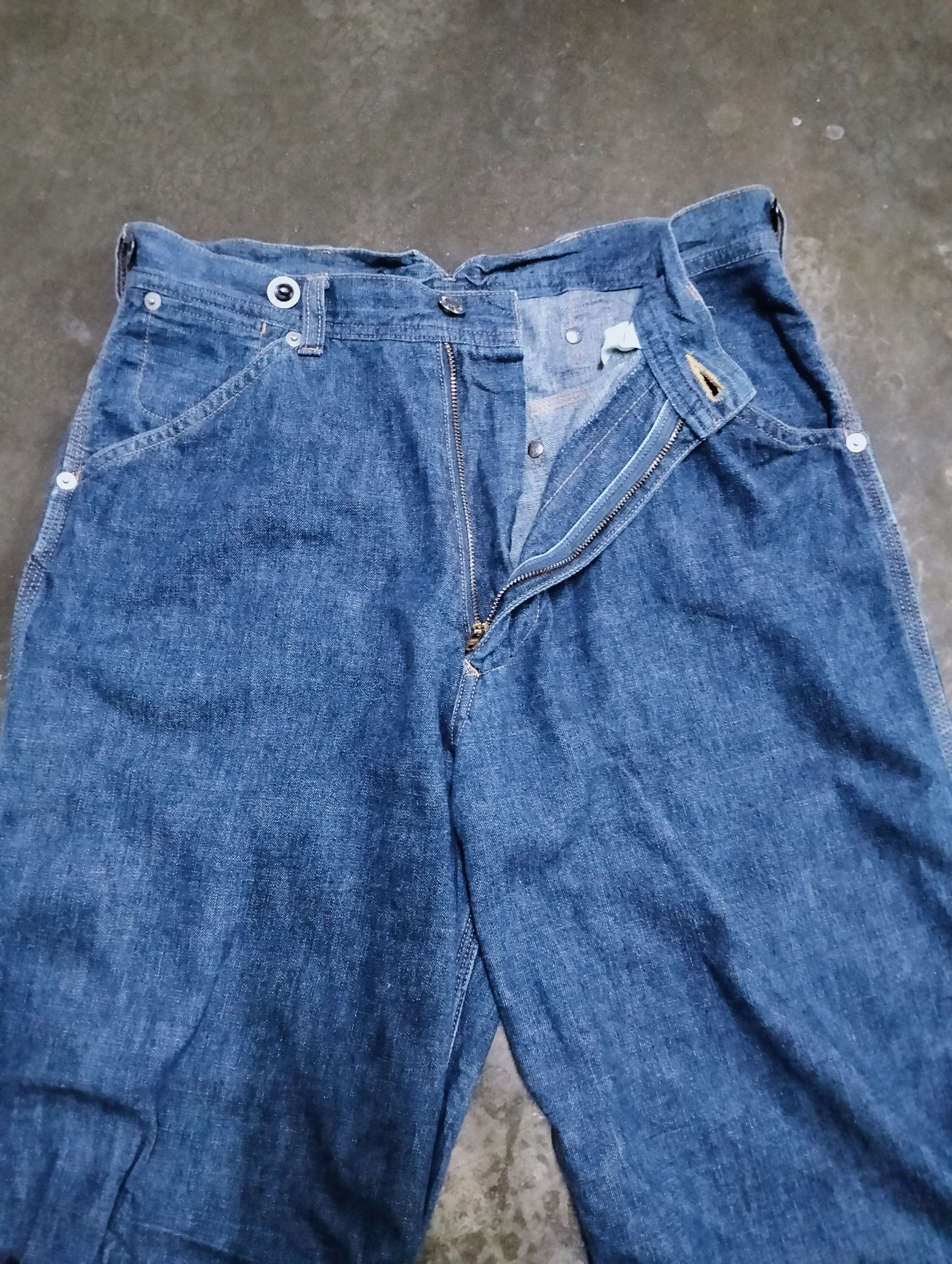 Ralph Lauren Blue Label Ralph Lauren Capenter Denim Buckle Back Pants Size US 29 - 12 Thumbnail