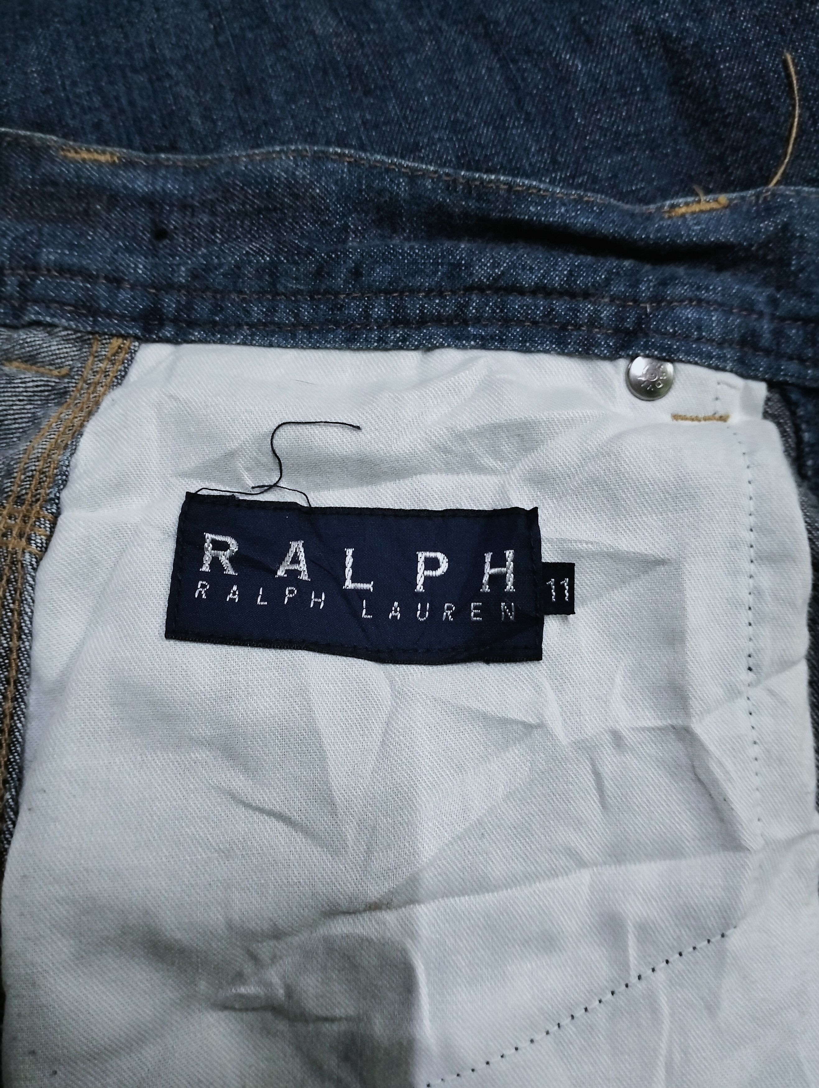 Ralph Lauren Blue Label Ralph Lauren Capenter Denim Buckle Back Pants Size US 29 - 8 Thumbnail
