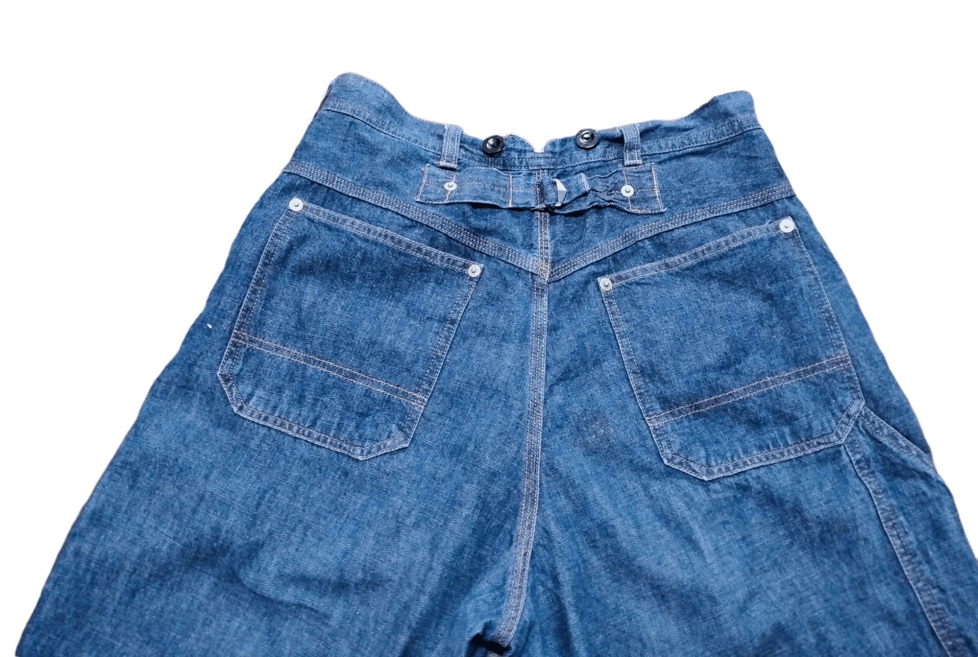 Ralph Lauren Blue Label Ralph Lauren Capenter Denim Buckle Back Pants Size US 29 - 15 Thumbnail