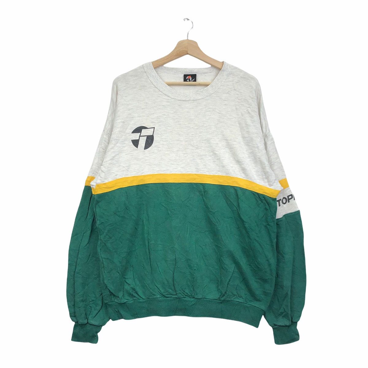 Vintage Topper Soccer Bench Warmer Stripes Sweatshirts