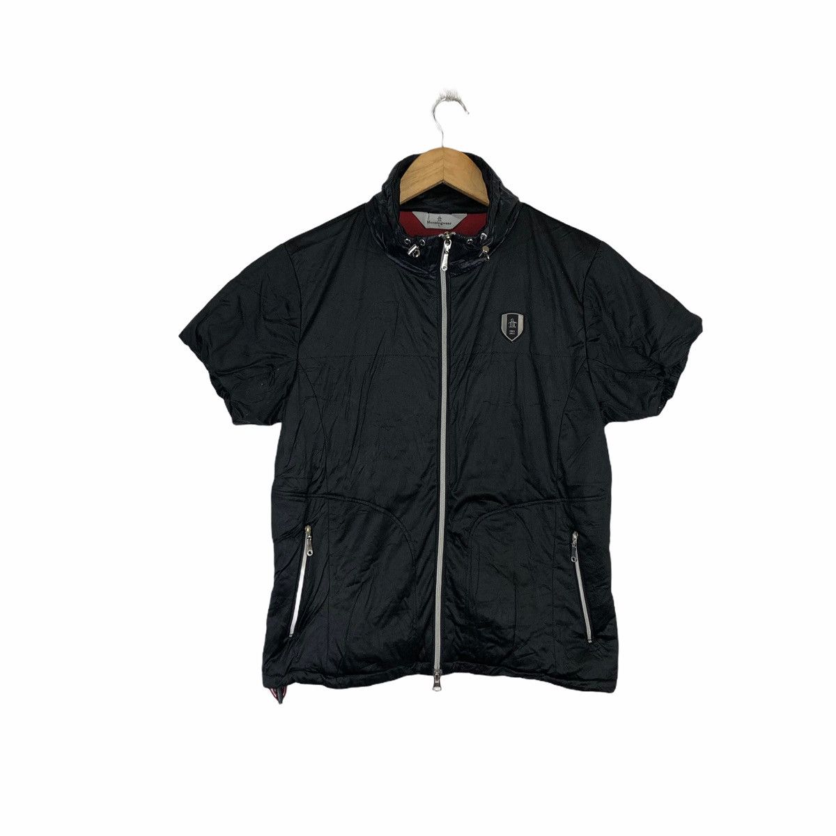 Munsingwear Grand Slam Short Sleeve Windbreaker Zip Jacket