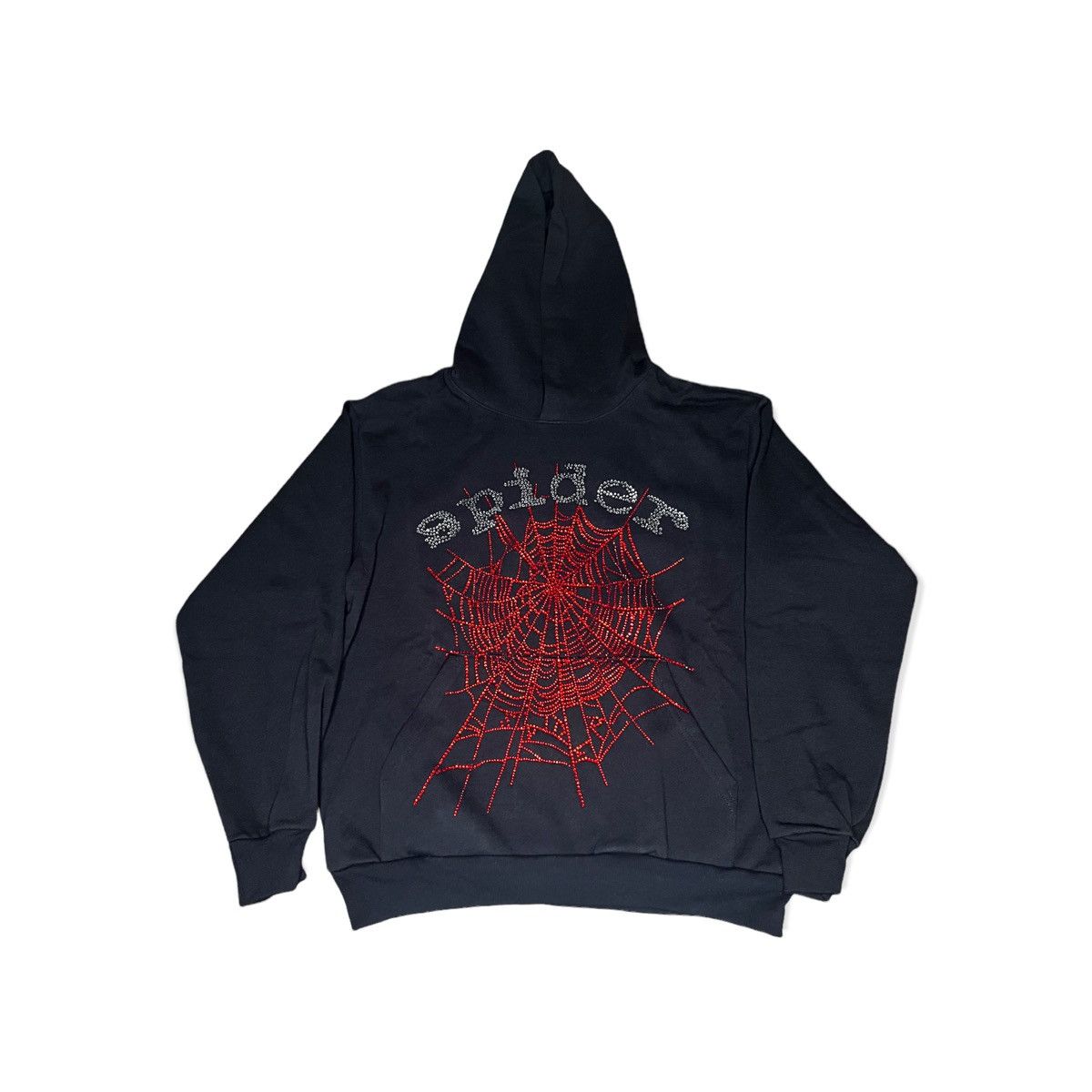 Spider Worldwide Sp5der Rhinestone hoodie | Grailed