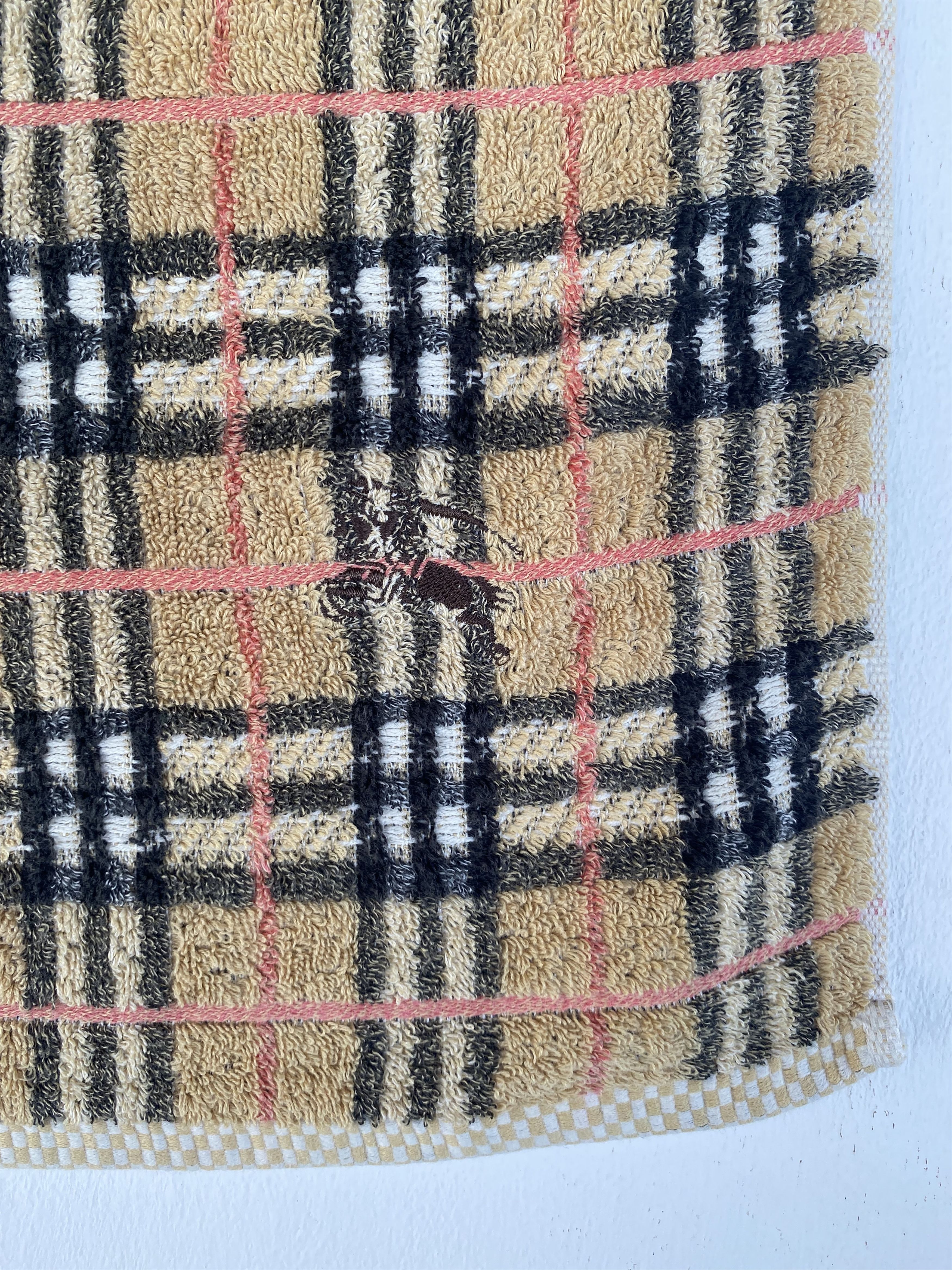 Burberry 💥VINTAGE BURBERRY London Nova Check hand / face towel Size ONE SIZE - 3 Thumbnail