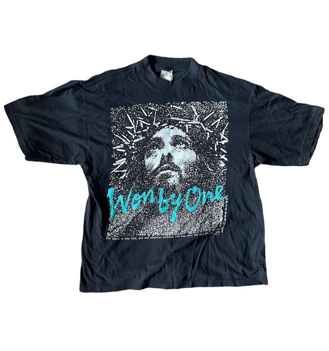 Vintage Vintage 80's Jesus Christ “Won By One” T-shirt | Grailed