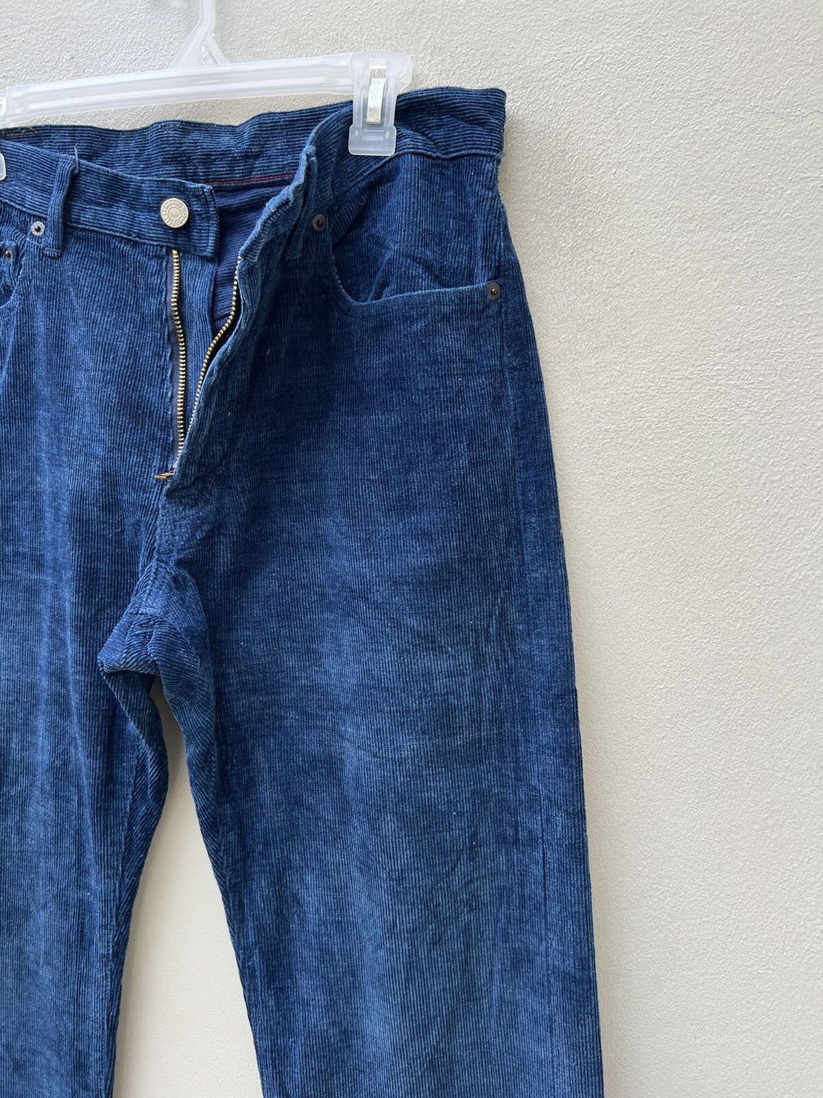 Blue Blue Japan Vintage Blue Blue Japan Sun Fade Indigo Blue Cord Jeans Size US 32 / EU 48 - 10 Thumbnail