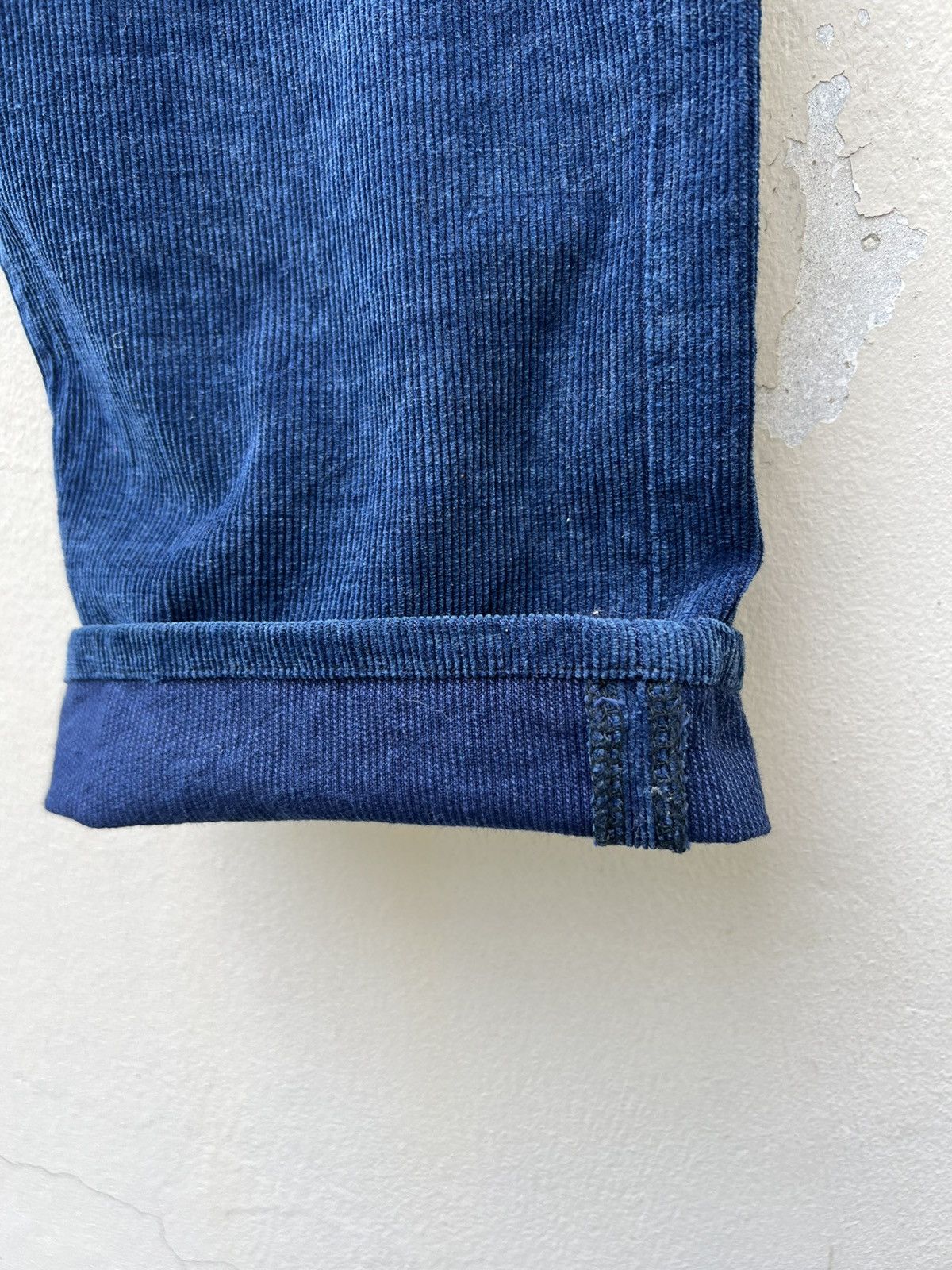 Blue Blue Japan Vintage Blue Blue Japan Sun Fade Indigo Blue Cord Jeans Size US 32 / EU 48 - 12 Thumbnail