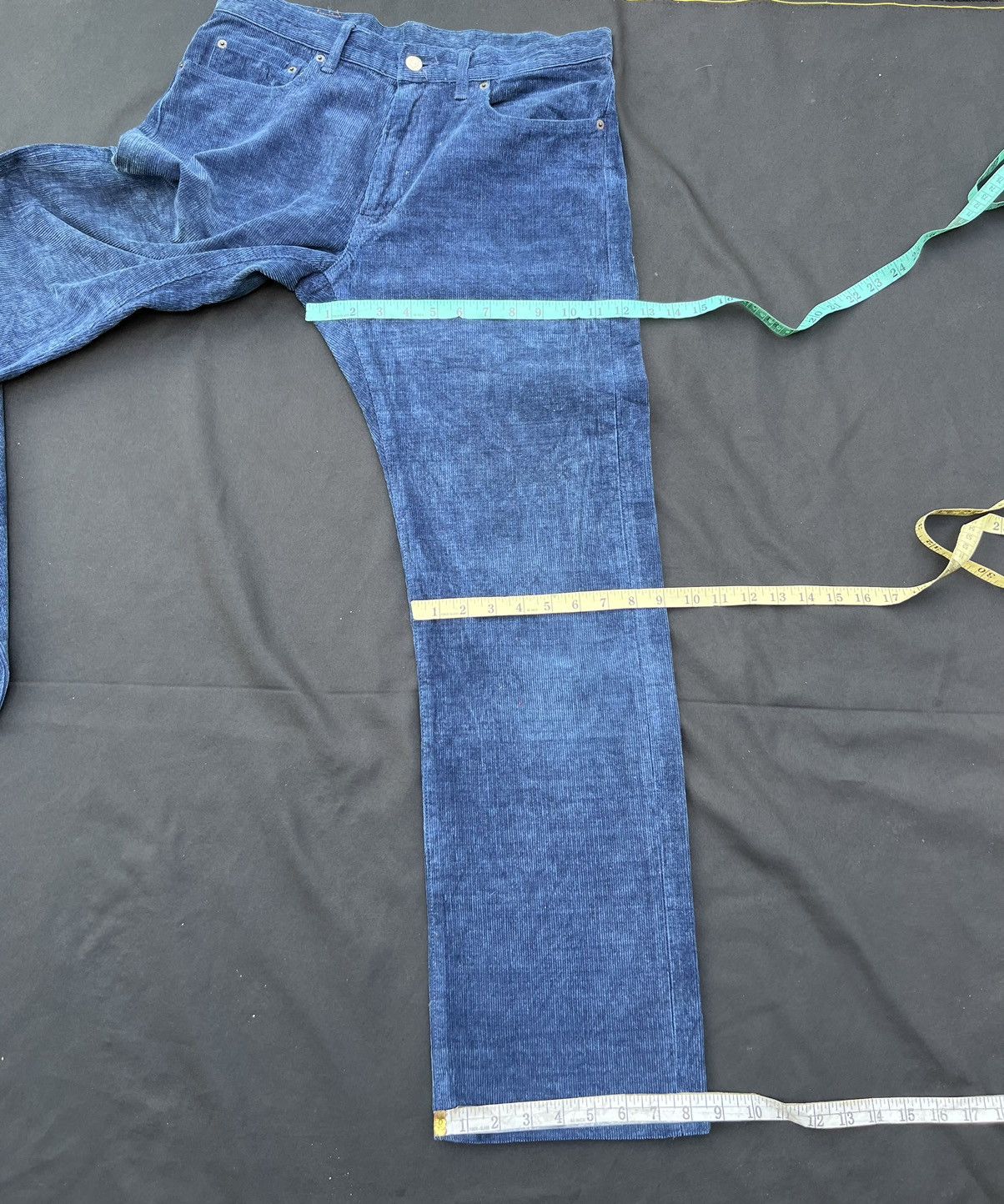 Blue Blue Japan Vintage Blue Blue Japan Sun Fade Indigo Blue Cord Jeans Size US 32 / EU 48 - 3 Thumbnail