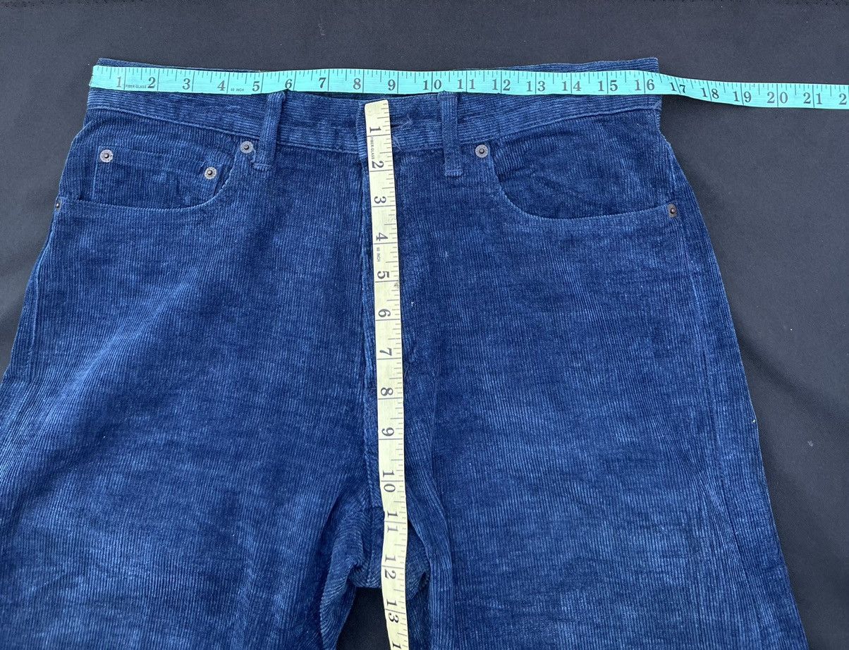 Blue Blue Japan Vintage Blue Blue Japan Sun Fade Indigo Blue Cord Jeans Size US 32 / EU 48 - 2 Thumbnail