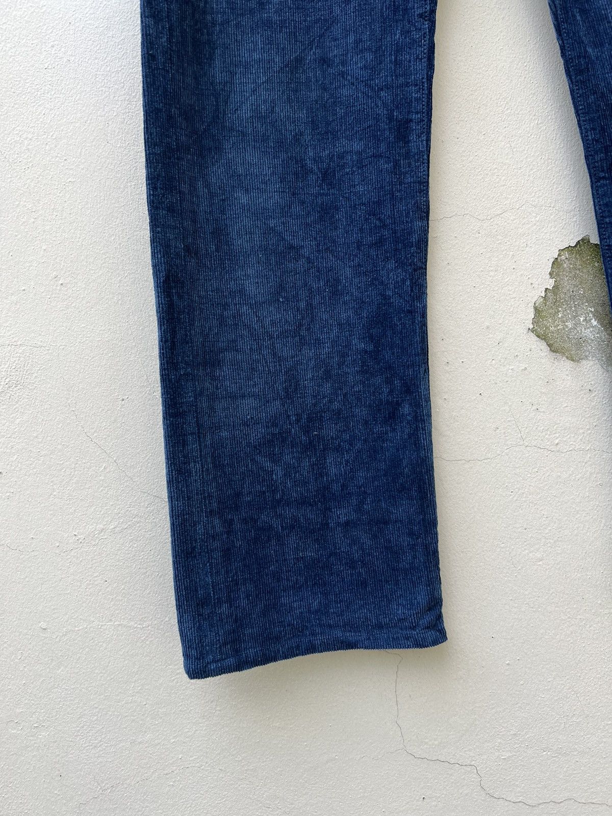 Blue Blue Japan Vintage Blue Blue Japan Sun Fade Indigo Blue Cord Jeans Size US 32 / EU 48 - 9 Thumbnail