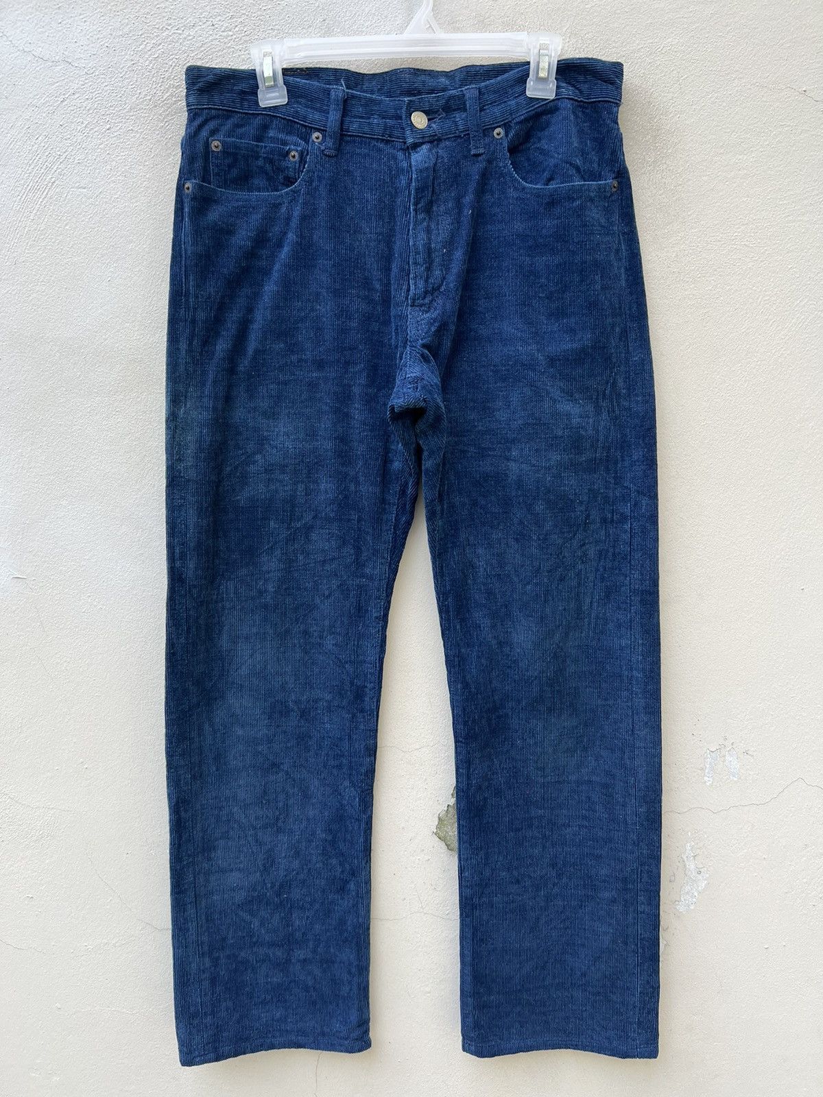 Blue Blue Japan Vintage Blue Blue Japan Sun Fade Indigo Blue Cord Jeans Size US 32 / EU 48 - 6 Thumbnail