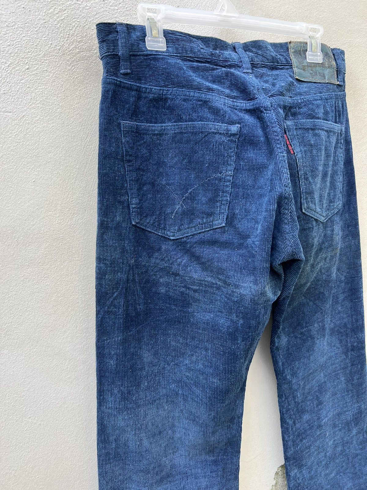 Blue Blue Japan Vintage Blue Blue Japan Sun Fade Indigo Blue Cord Jeans Size US 32 / EU 48 - 14 Thumbnail
