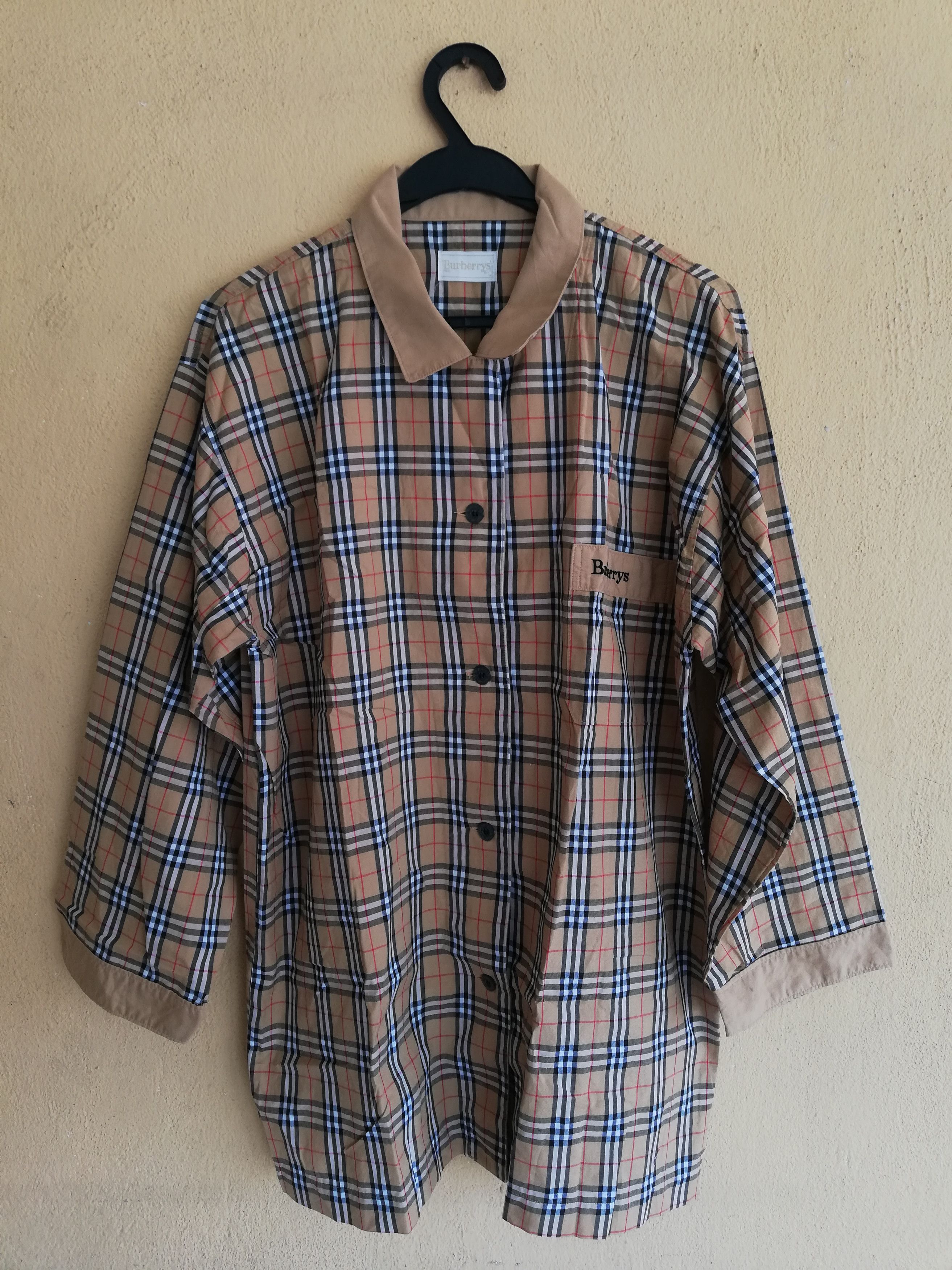 Burberry Vintage Burberrys Nova check Shirt Size US L / EU 52-54 / 3 - 1 Thumbnail