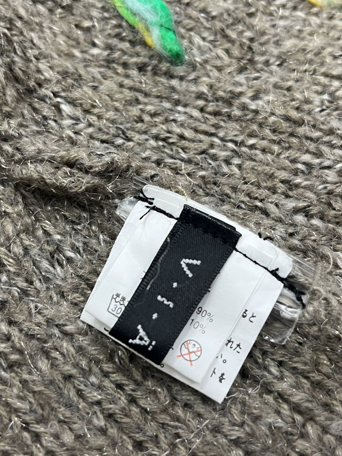 Aran Isles Knitwear Japanese Brand Acrylic Wool Art Patchwork LGB Style Knitwear Size S / US 4 / IT 40 - 14 Thumbnail