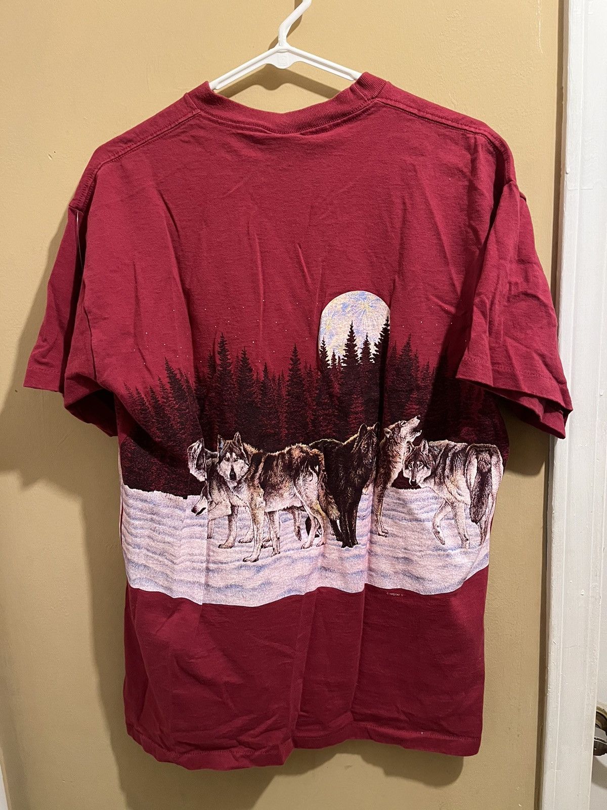 Vintage Vintage Wolf Pack tee Size US L / EU 52-54 / 3 - 4 Thumbnail