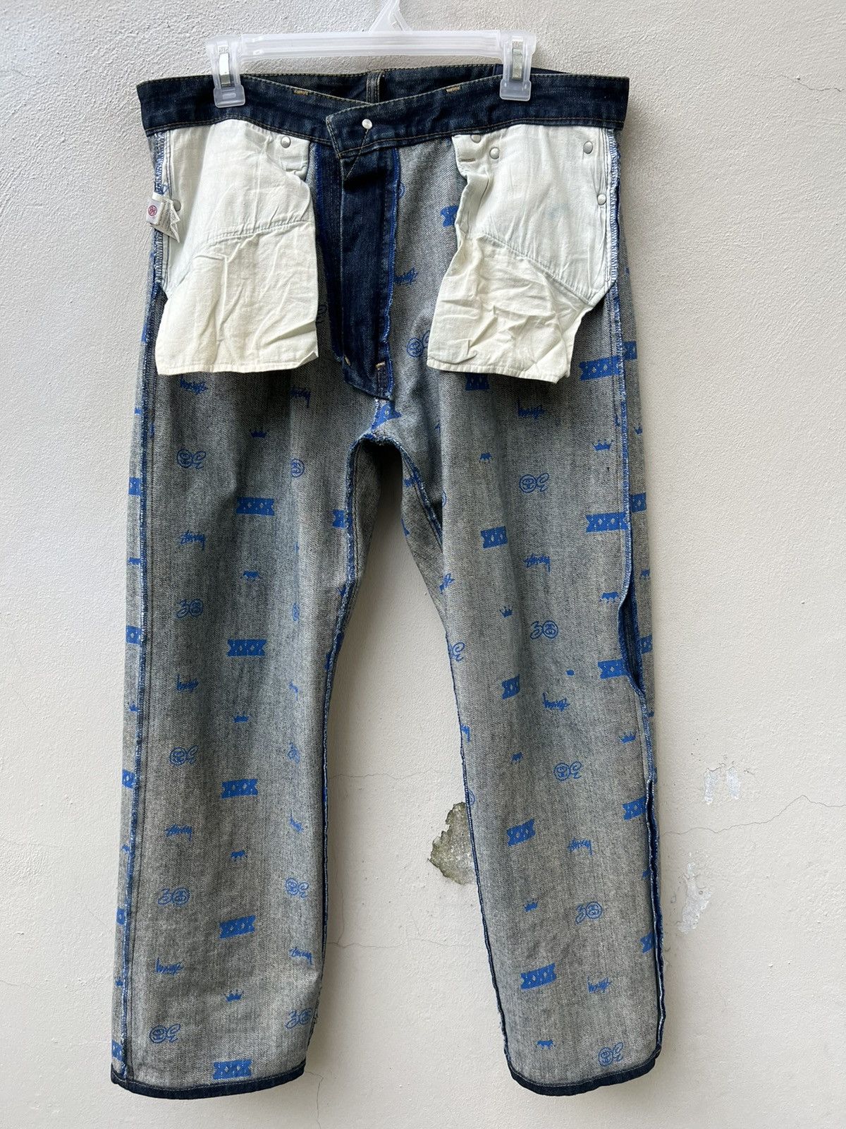 Stussy Stussy XXX Standing Firm For 30 Years Denim Jeans Size US 32 / EU 48 - 22 Thumbnail