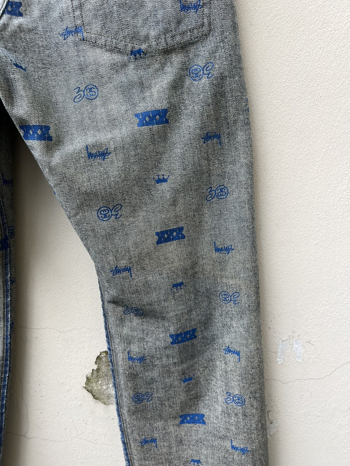 Stussy Stussy XXX Standing Firm For 30 Years Denim Jeans Size US 32 / EU 48 - 21 Thumbnail