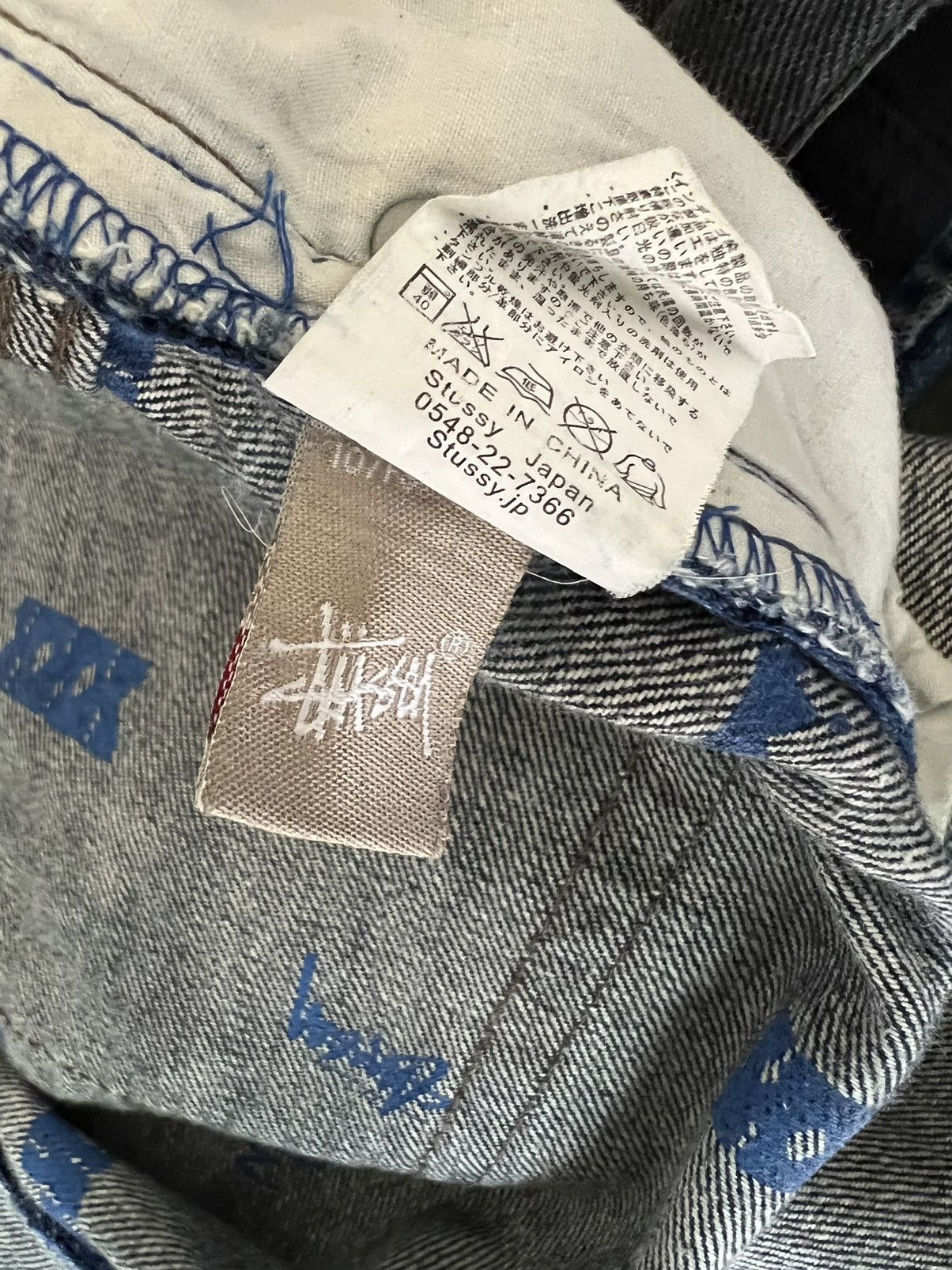 Stussy Stussy XXX Standing Firm For 30 Years Denim Jeans Size US 32 / EU 48 - 25 Thumbnail
