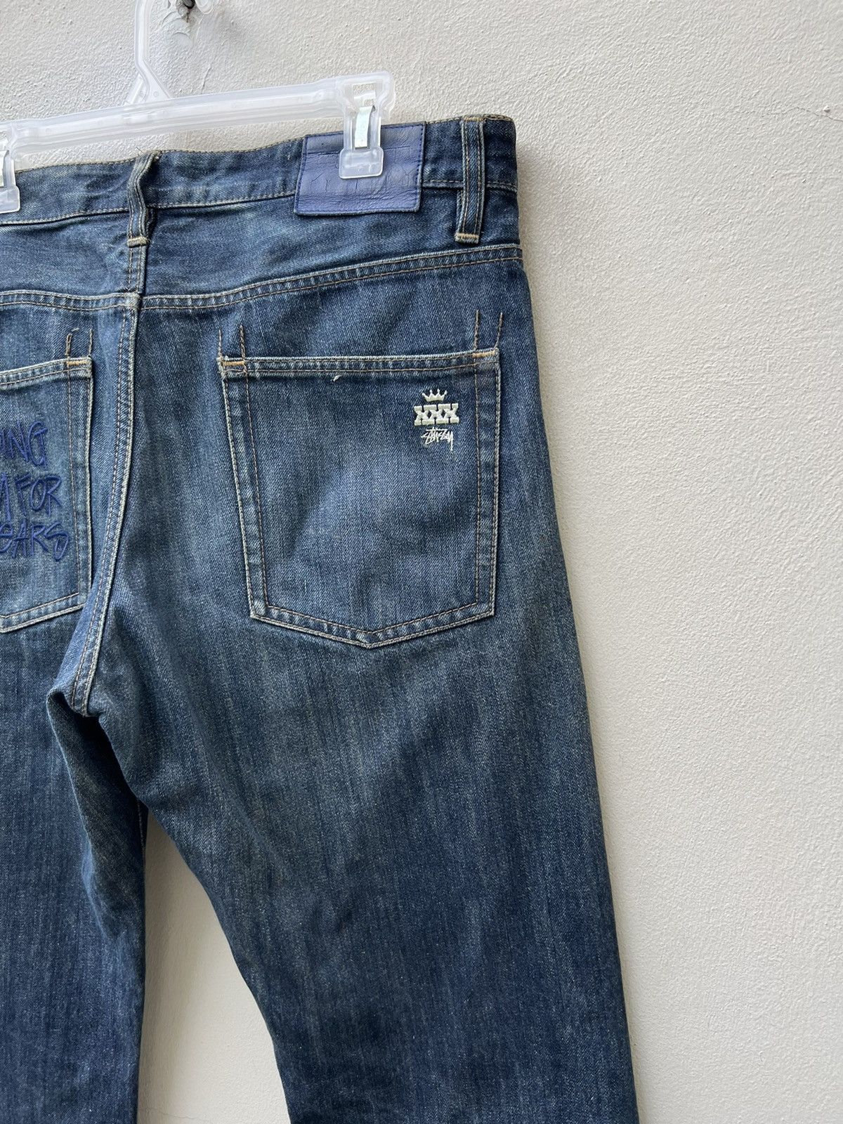 Stussy Stussy XXX Standing Firm For 30 Years Denim Jeans Size US 32 / EU 48 - 17 Thumbnail