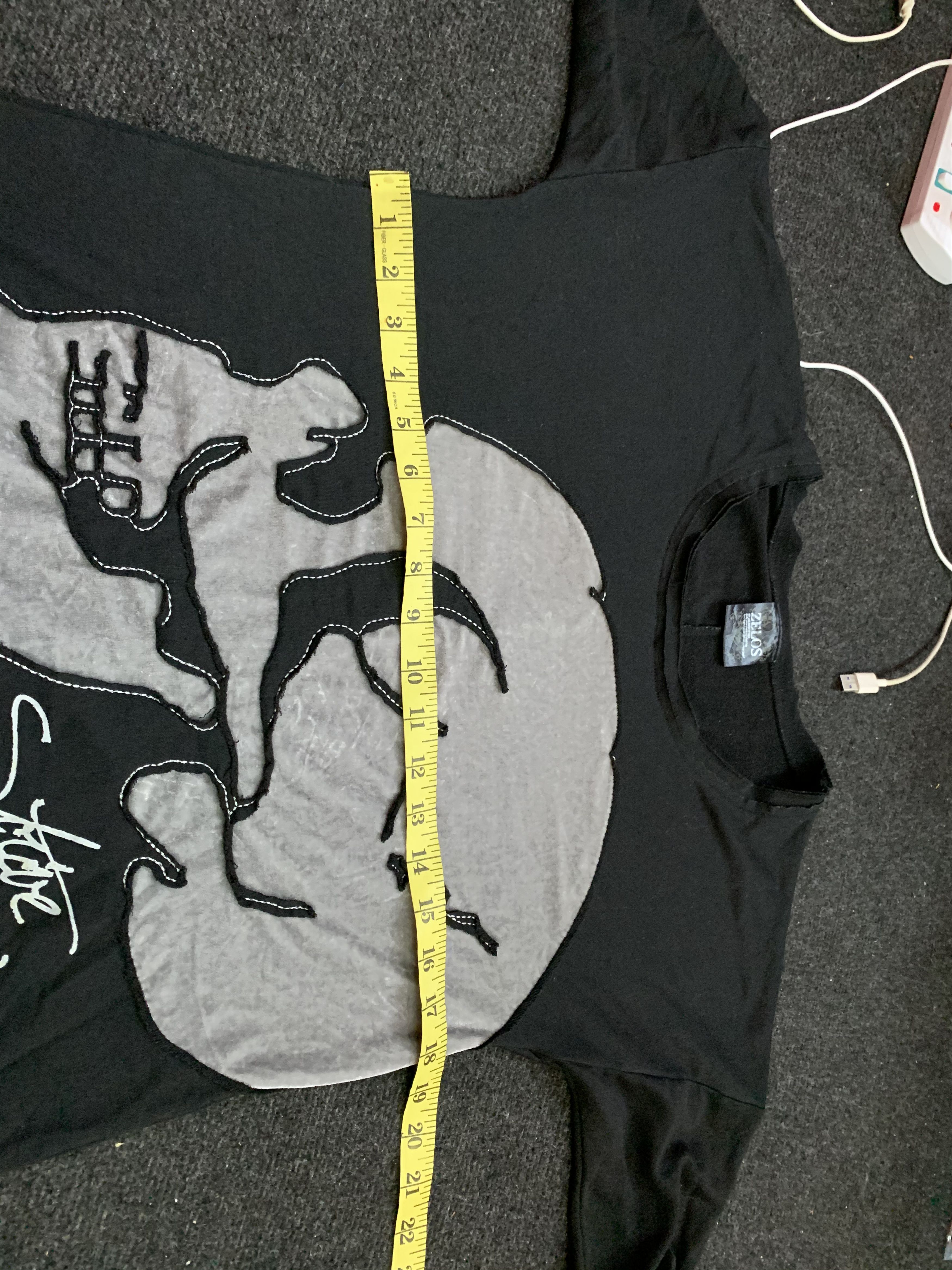 Japanese Brand 🔥Zelos Big Skull Long Sleeves Tops Size US S / EU 44-46 / 1 - 12 Thumbnail