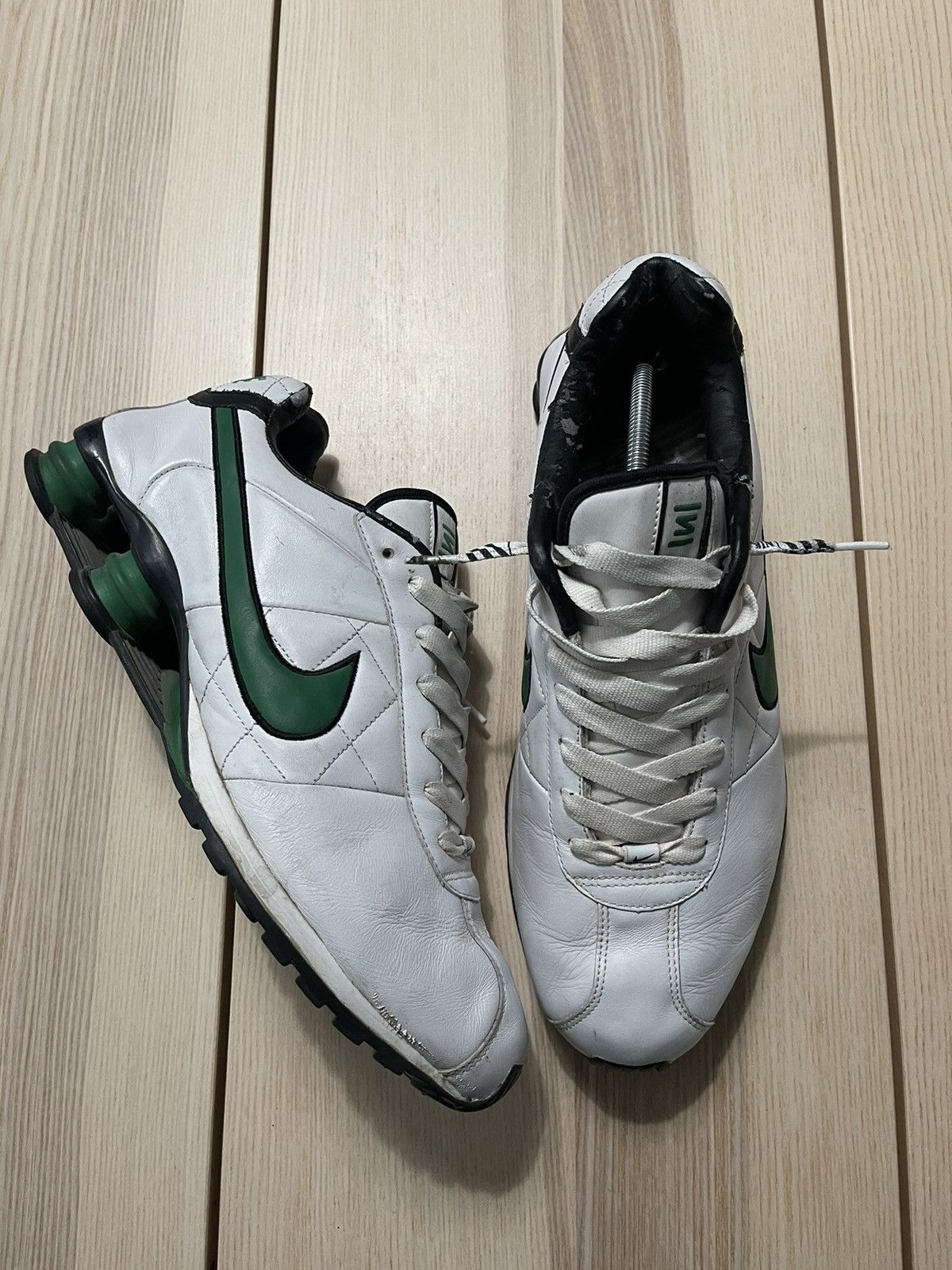 Nike Shox Classic “Pune Green” Running Shoes 313558-131