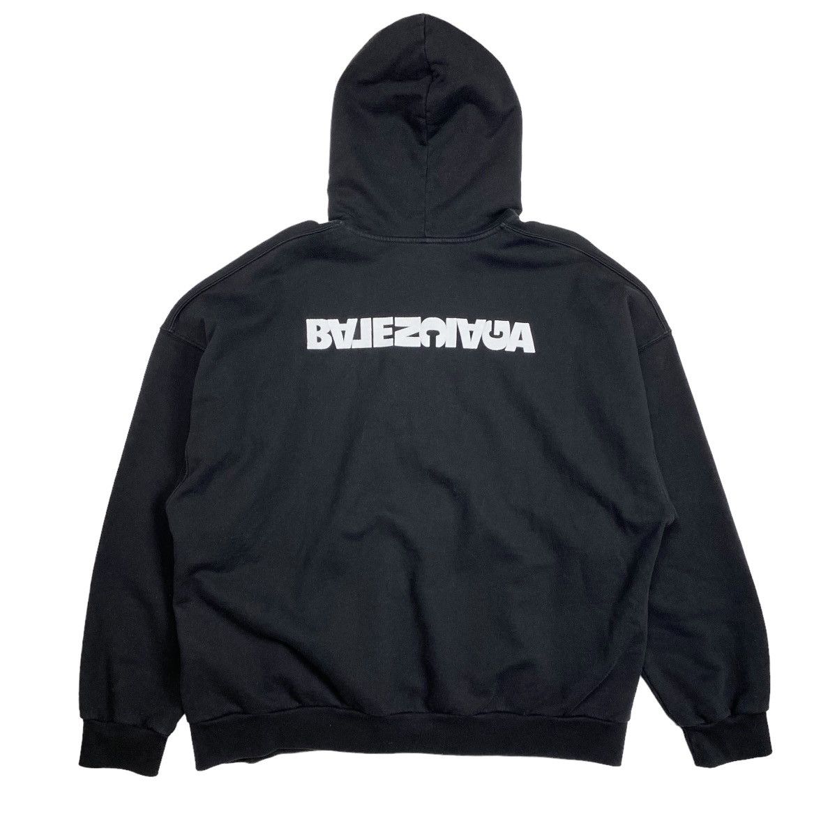 Balenciaga Balenciaga Wide Turn Zip Up Hoodie Size US M / EU 48-50 / 2 - 2 Thumbnail