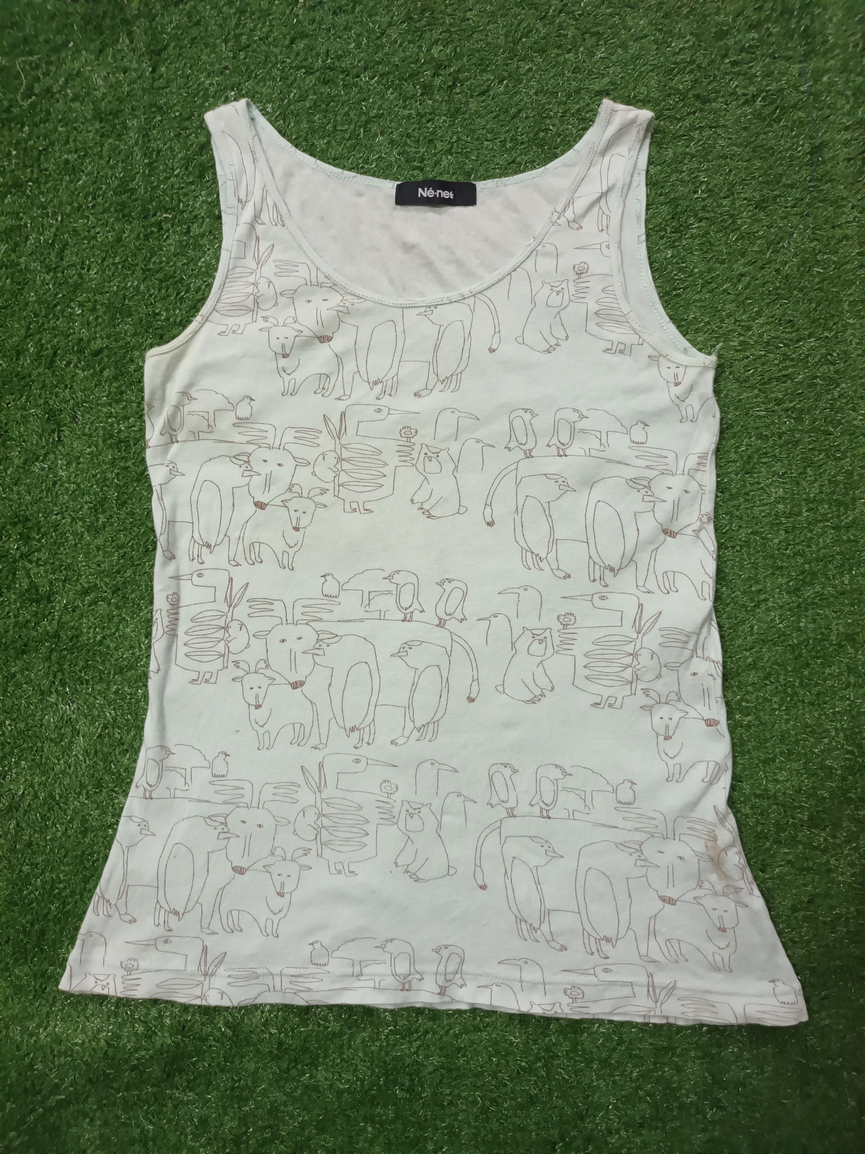 Issey Miyake × Ne-Net 🔥 ISSEY MIYAKE NE NET FULL PRINT SINGLET🔥 Size US XS / EU 42 / 0 - 1 Thumbnail