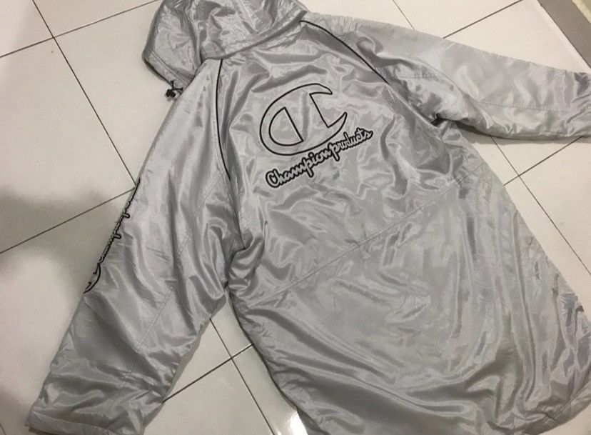 Champion 🔥Vintage🔥 90’s Champion Long Trench Training Jacket Size US XL / EU 56 / 4 - 3 Thumbnail